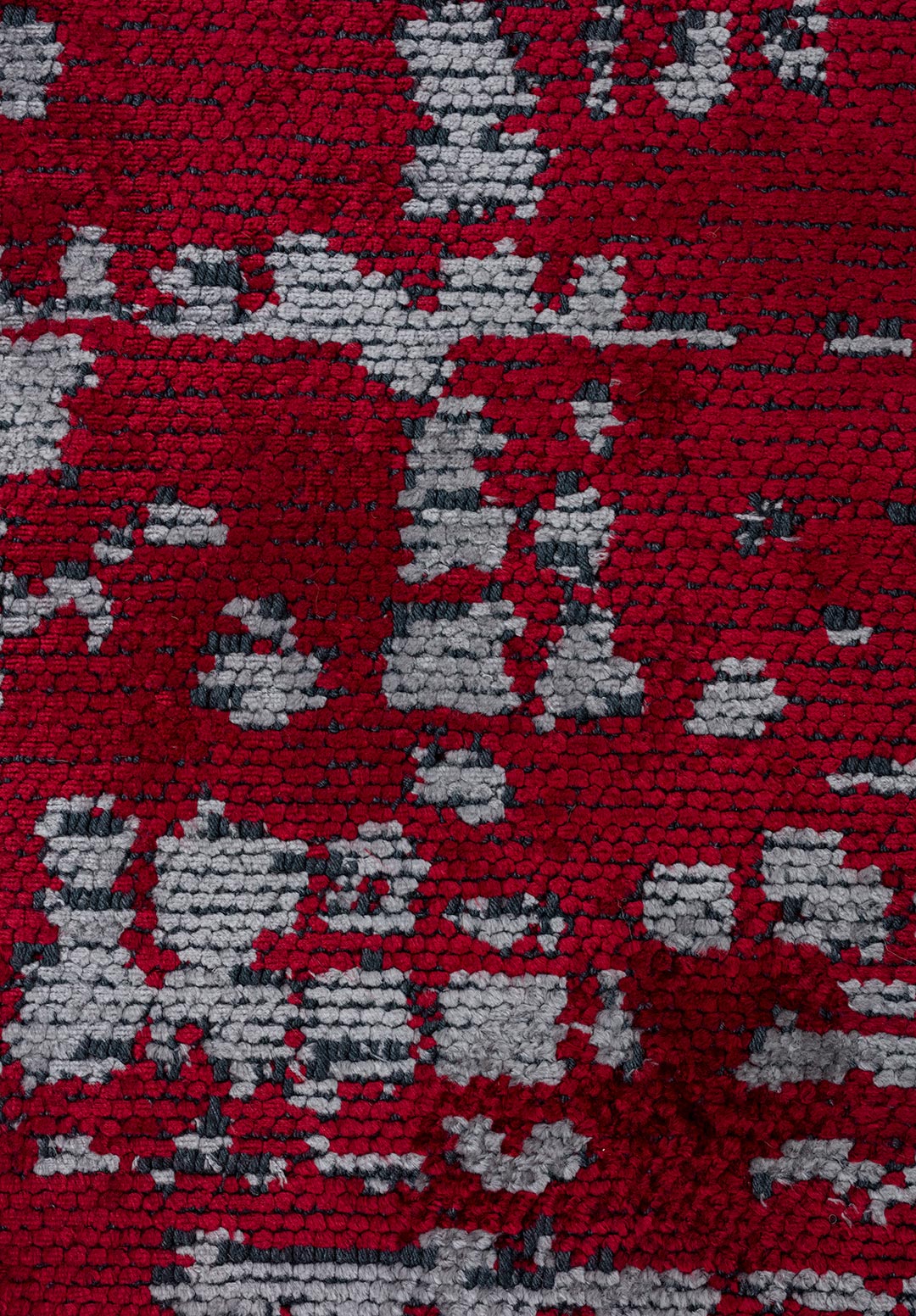 PIXEL RED - LIGHT GREY RUG - 5