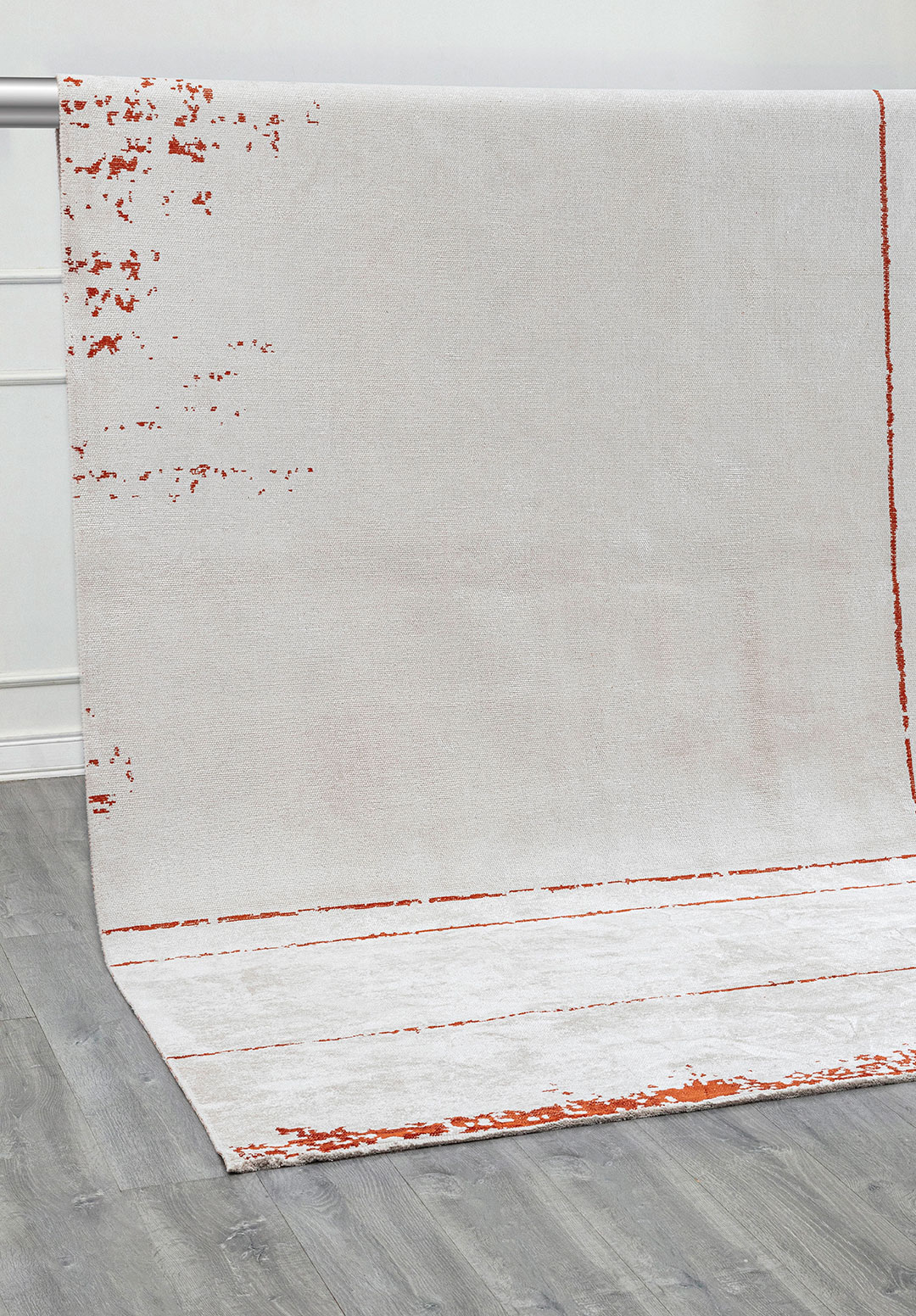 BARBER RUST - ECRU RUG - 4