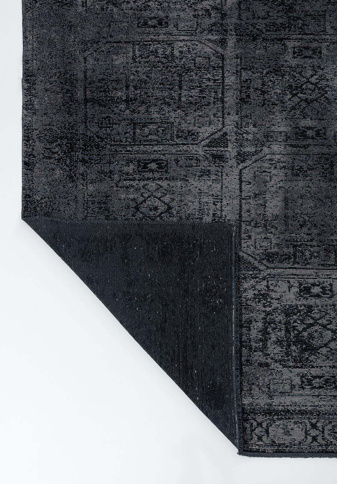 TILE BLACK - DARK GREY RUG - 3