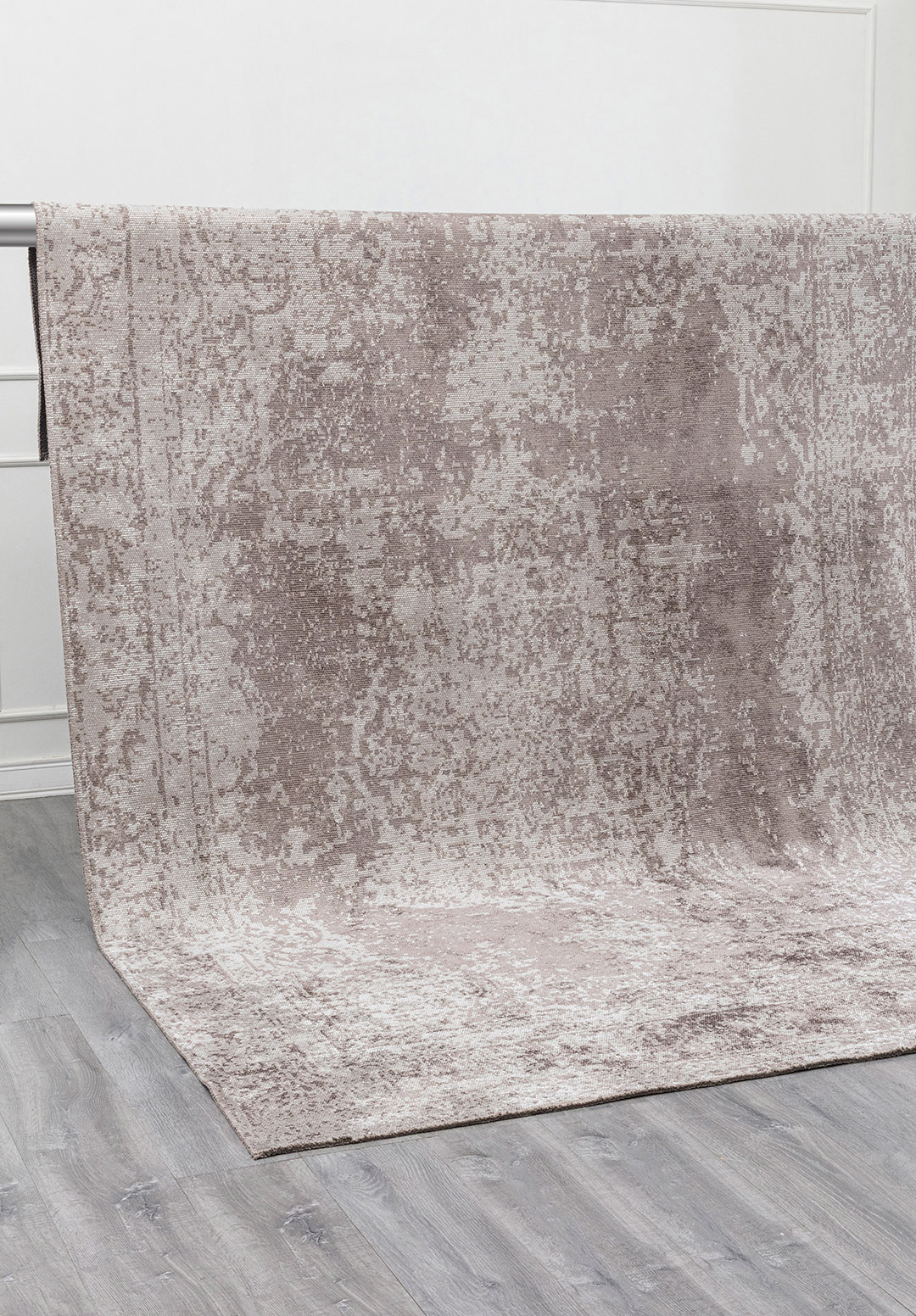 MEDALLION LIGHT GREY - DARK GREY RUG - 4