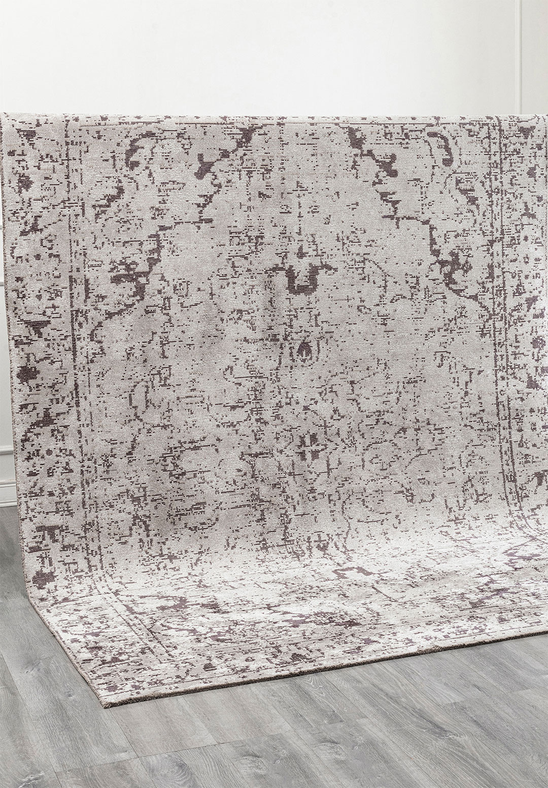 IVY LIGHT GREY - CHARCOAL RUG - 4