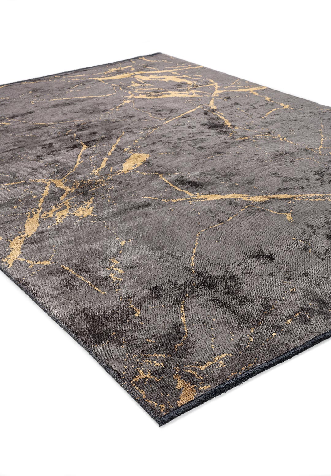 FRACTURE GOLD - ANTHRACITE RUG - 4