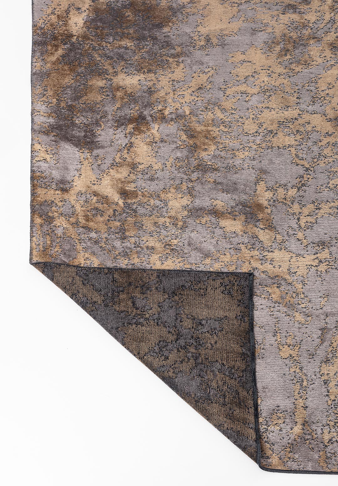 MARBLE LIGHT BROWN - DARK GREY RUG - 3