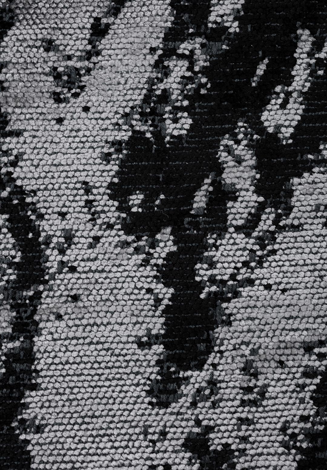 MARBLE BLACK - LIGHT GREY RUG - 5