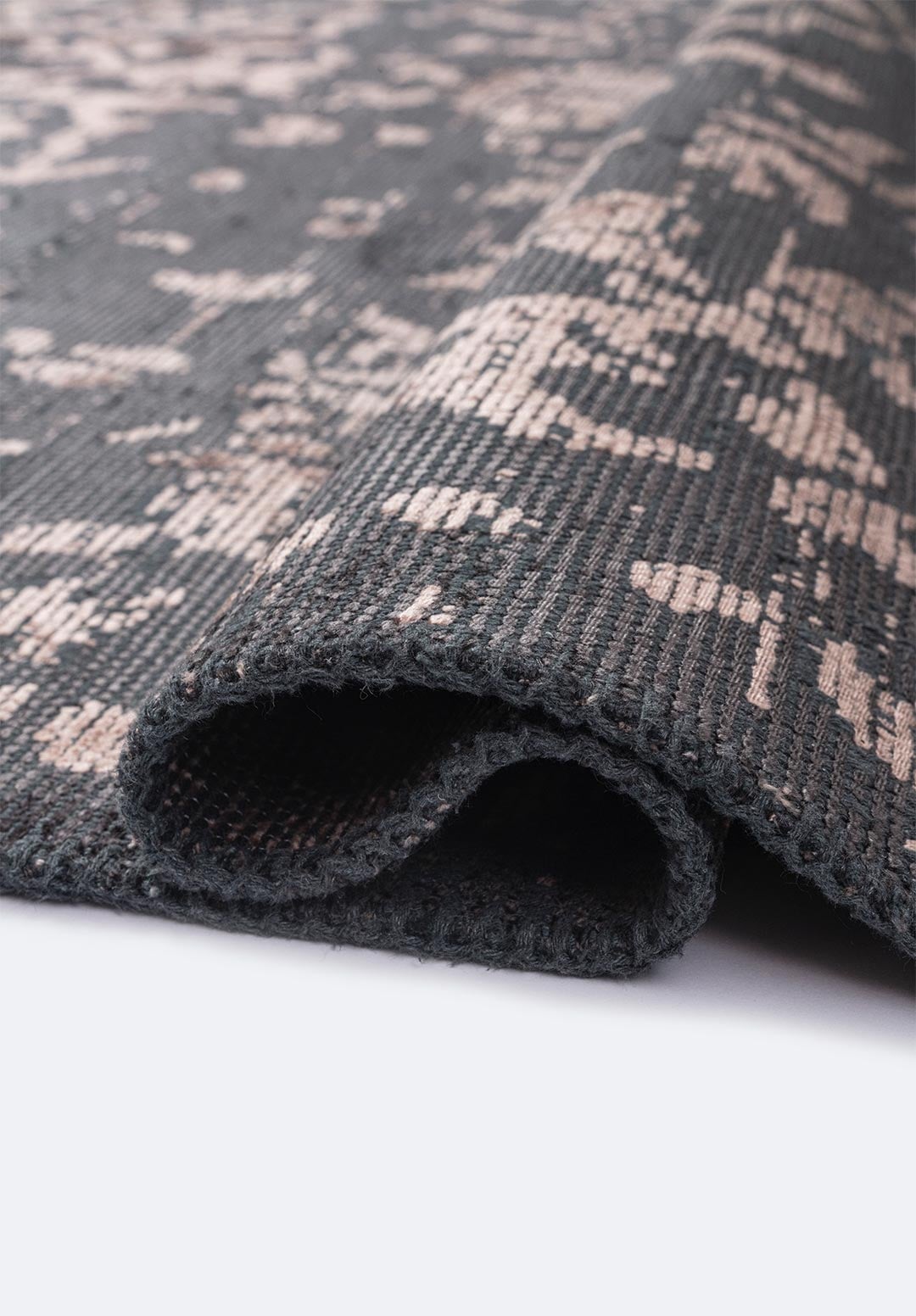 FLORA COPPER - CHARCOAL RUG - 2