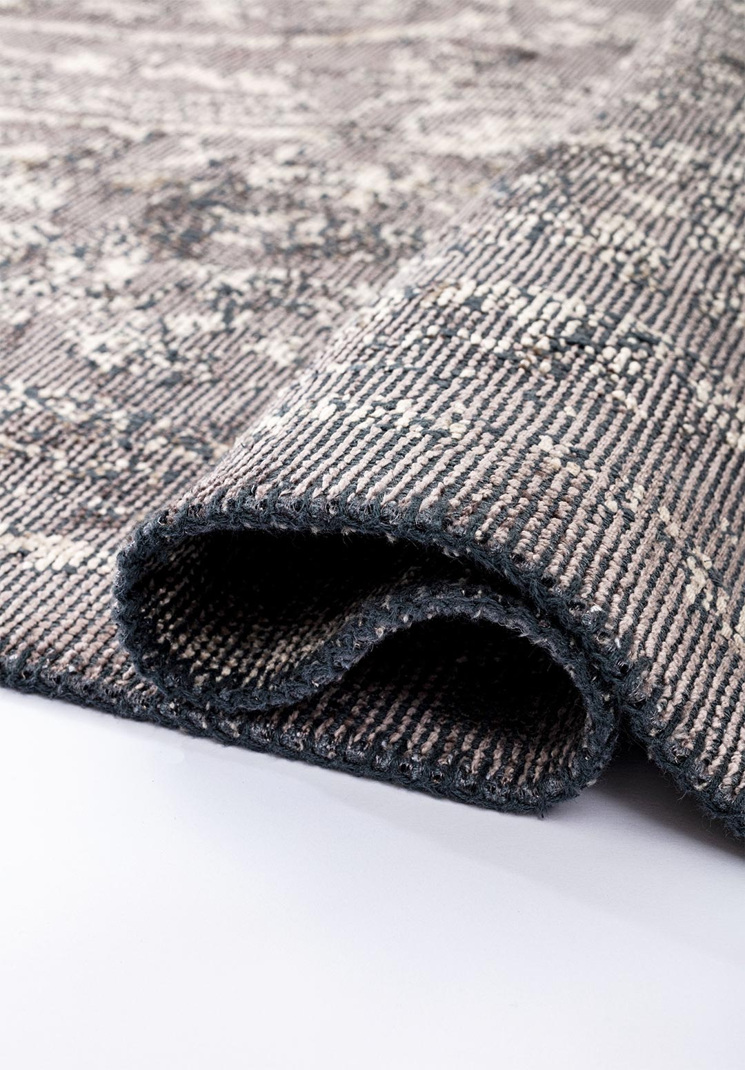 BABYLON DARK GREY - BEIGE RUG - 2