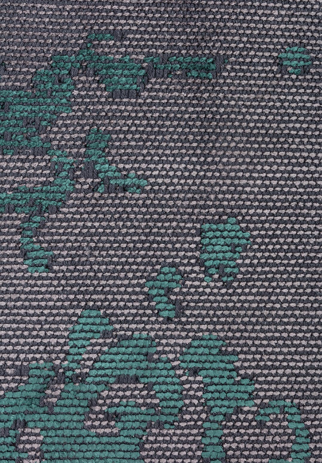 GRACE DARK GREEN - GREY RUG - 5