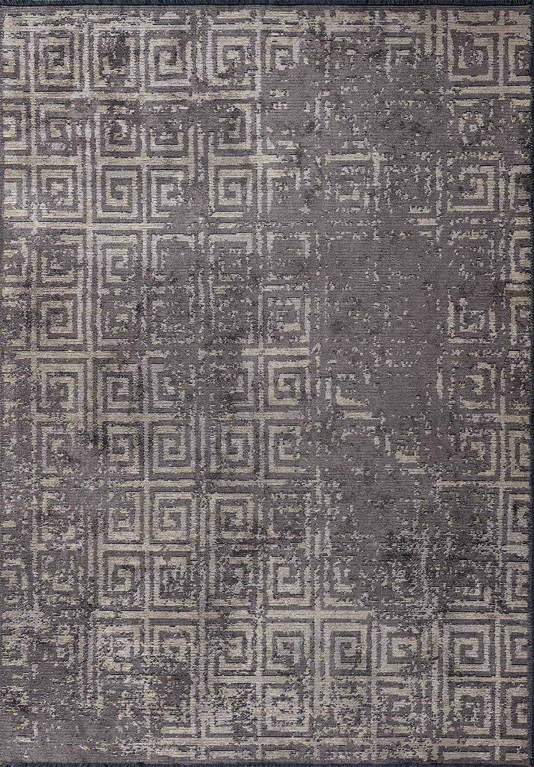 HELIX BEIGE - DARK GREY RUG - 1