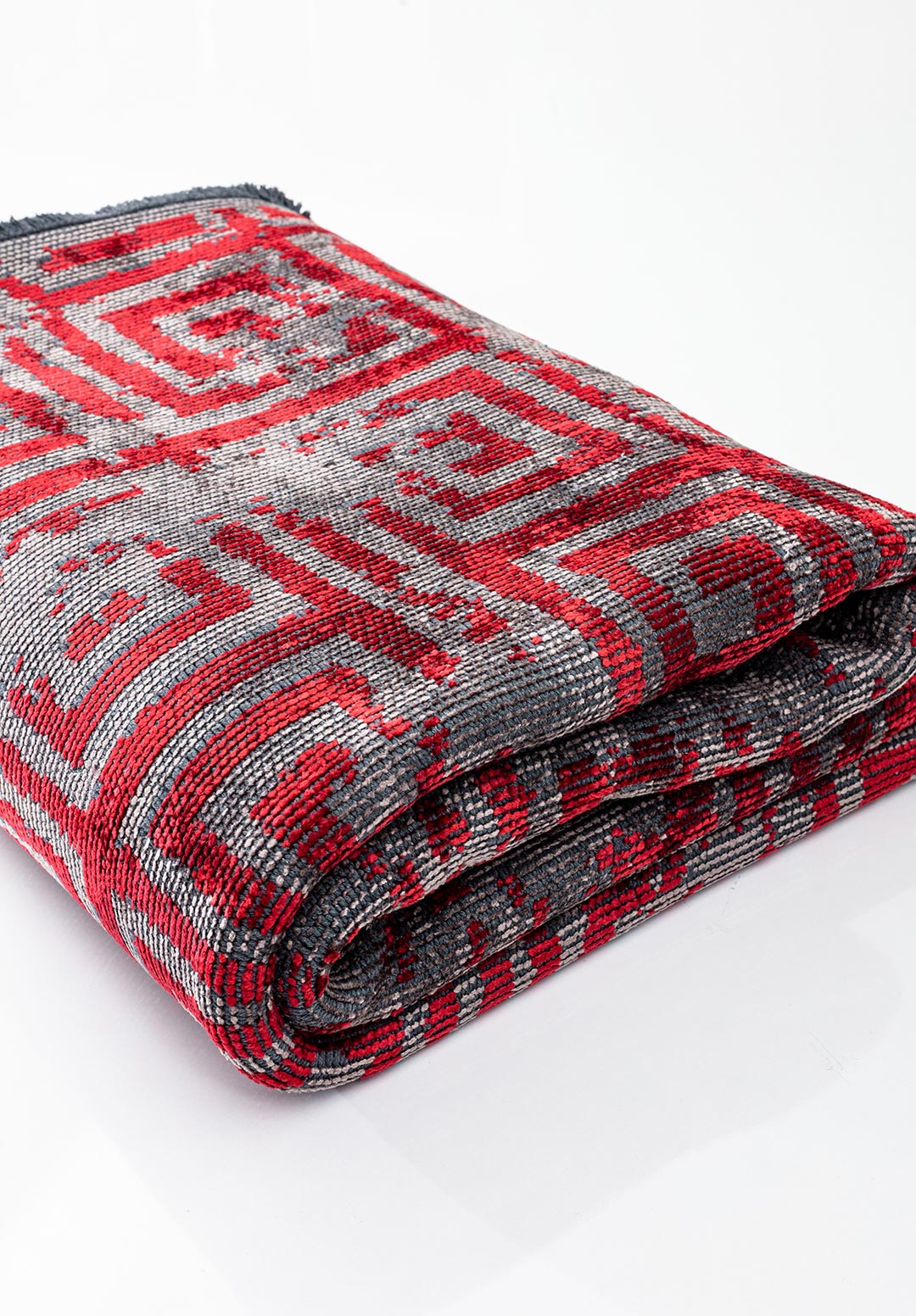 HELIX RED - DARK GREY RUG - 4
