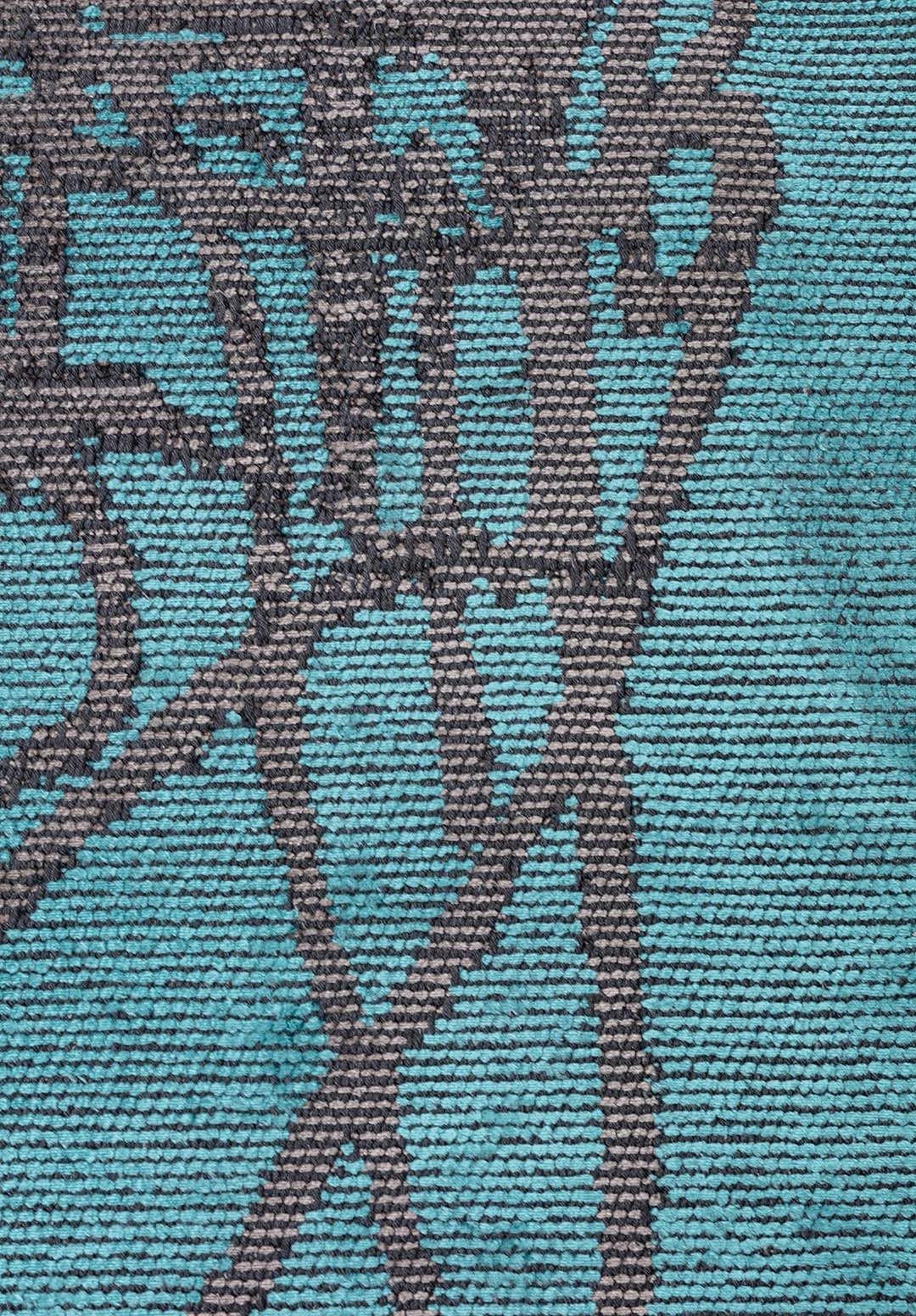 SPLASH TURQUOISE - GREY RUG - 5