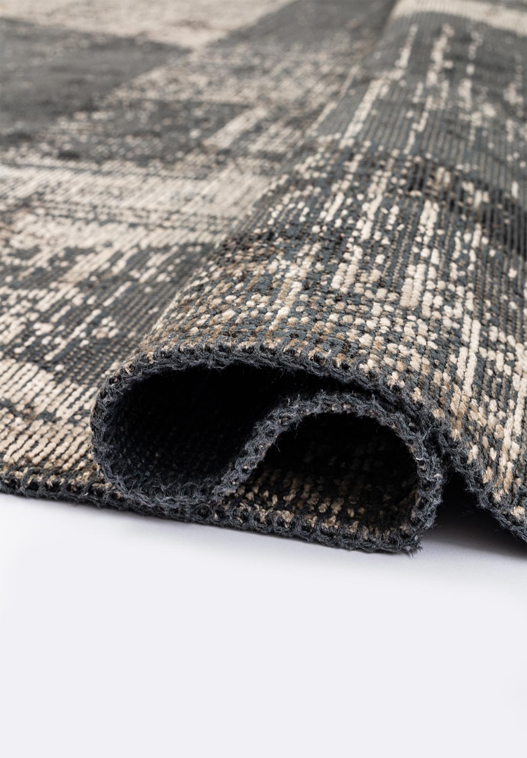 SHARP BEIGE - ANTHRACITE RUG - 2