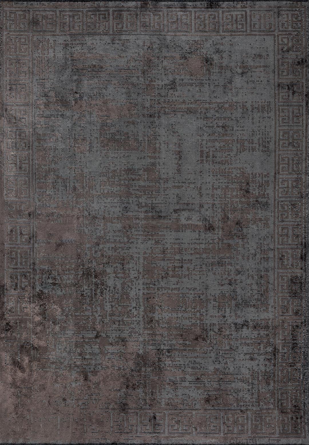 ANCIENT DARK MINK - GREY RUG - 1