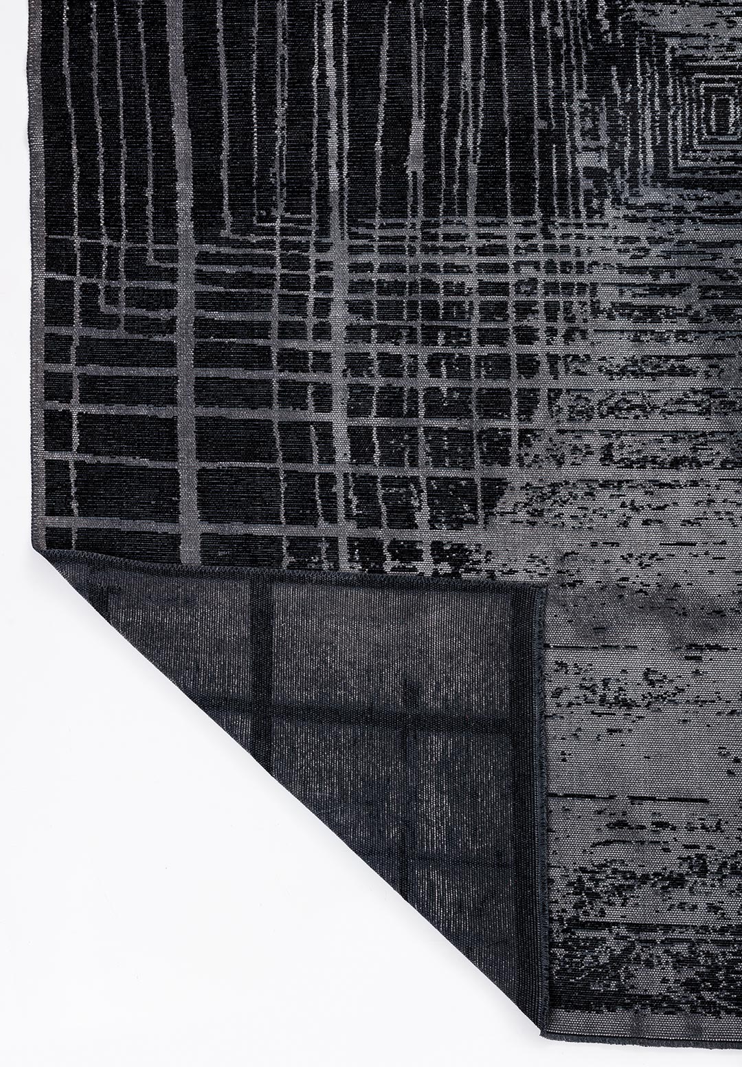 BARI BLACK - GREY RUG - 3