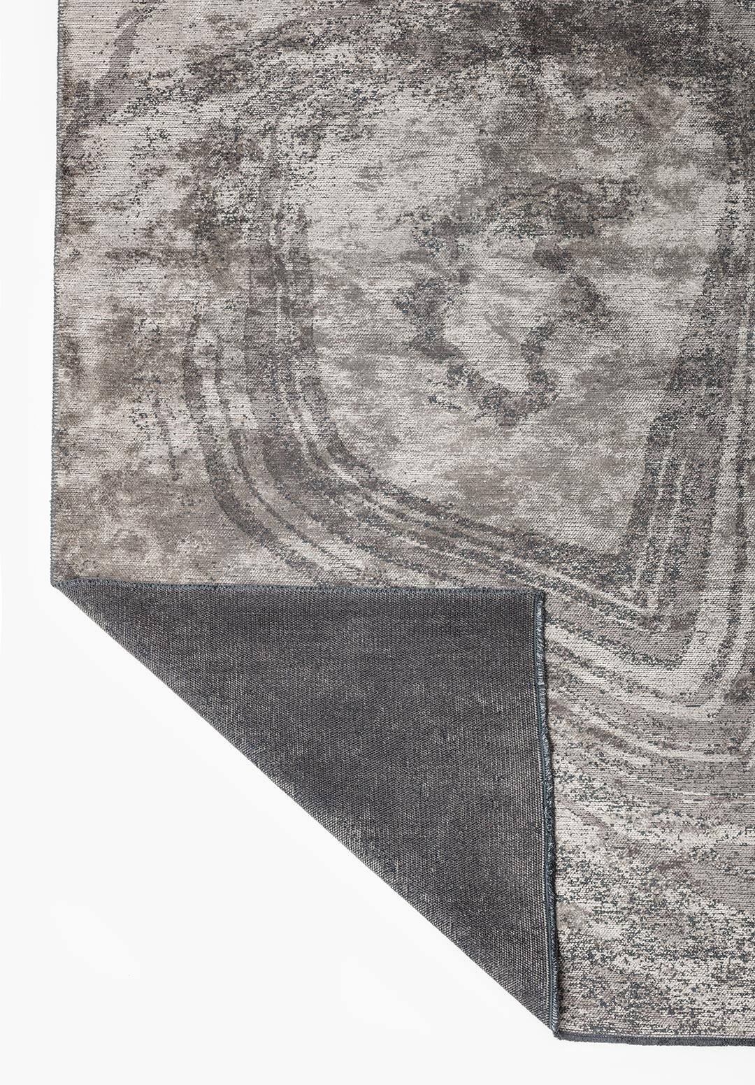 SMOKE DARK GREY - CREAM RUG - 3