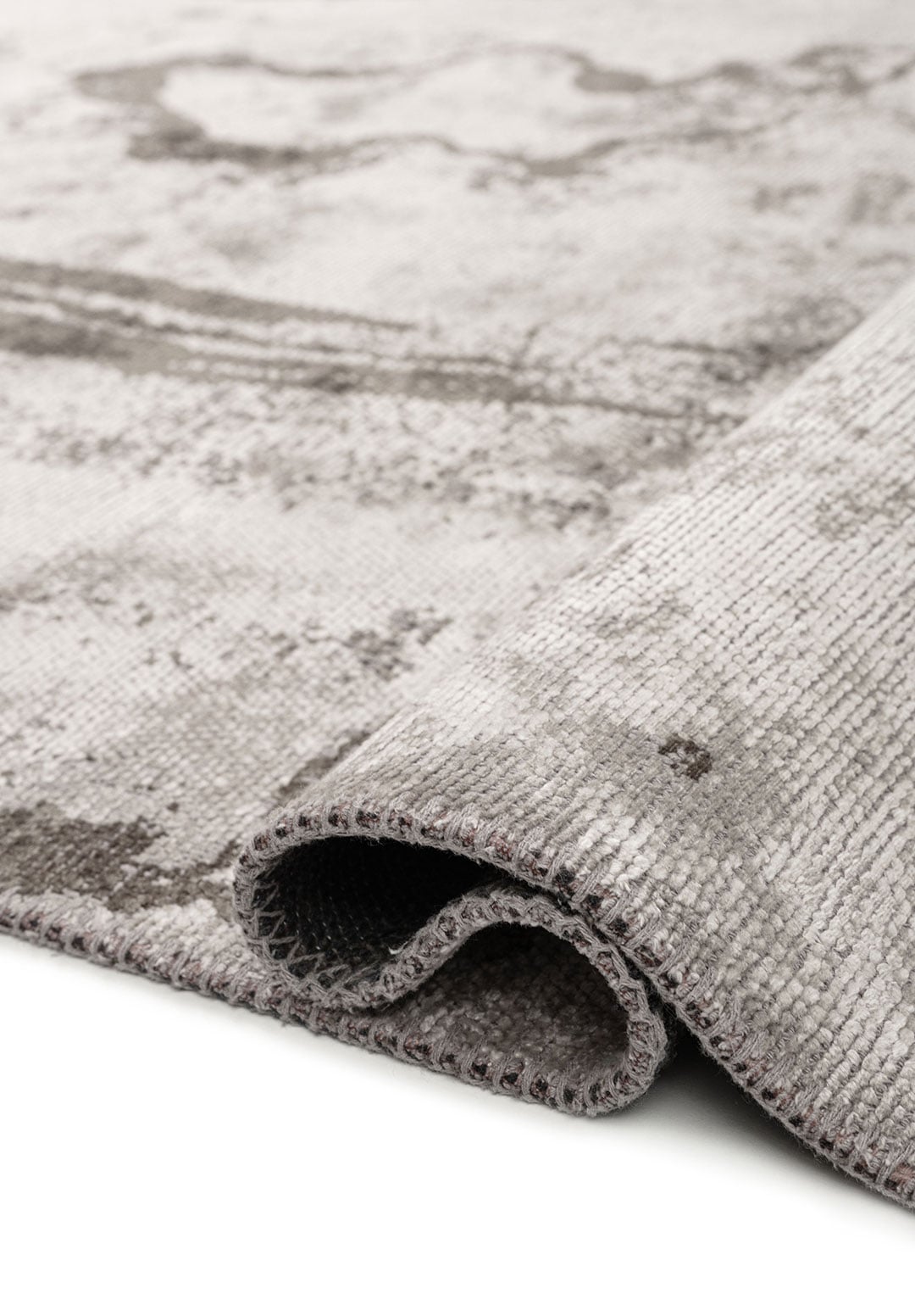 SMOKE KHAKI - LIGHT CREAM RUG - 2