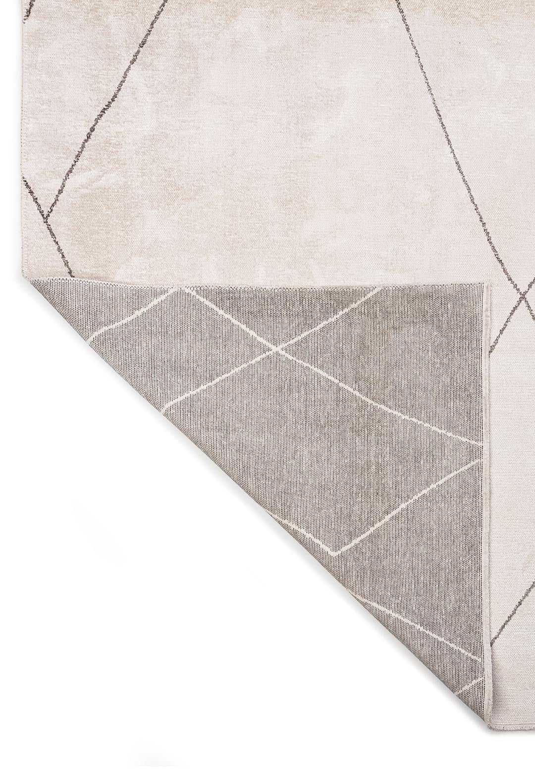 TRIBAL DARK GREY - ECRU RUG - 3