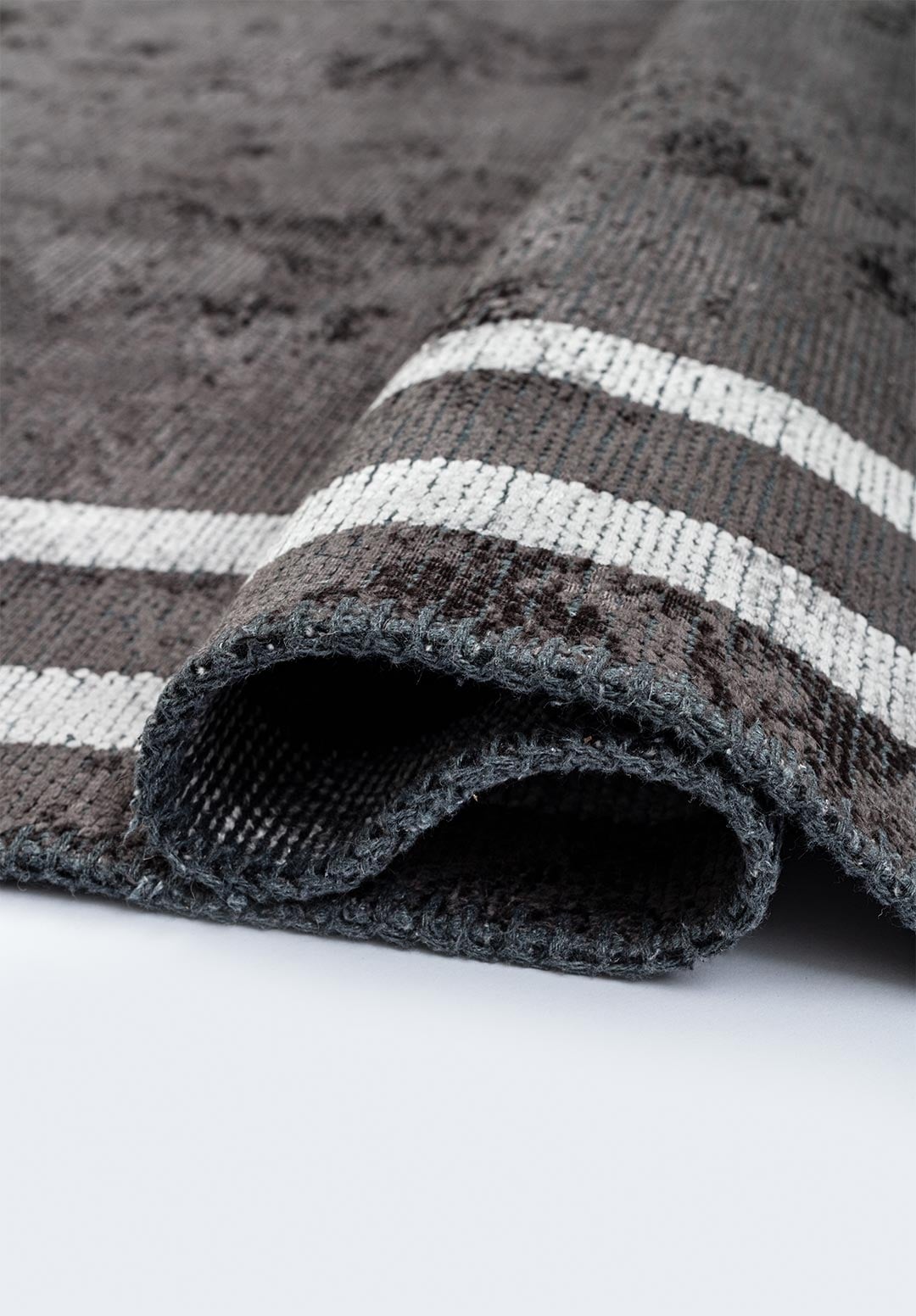 TWIST CHARCOAL - GREY RUG - 2