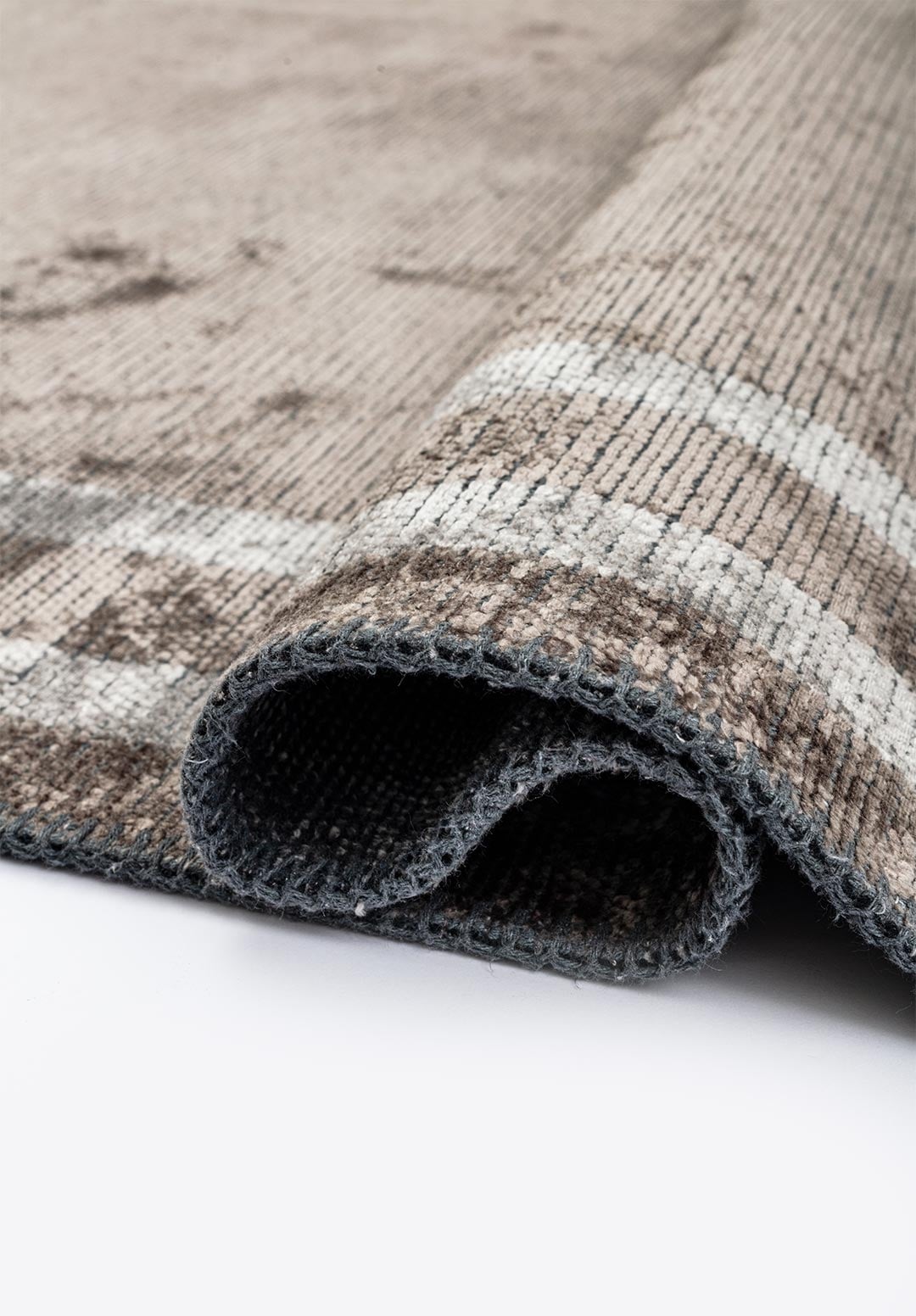 TWIST DARK GREY - LIGHT GREY RUG - 2