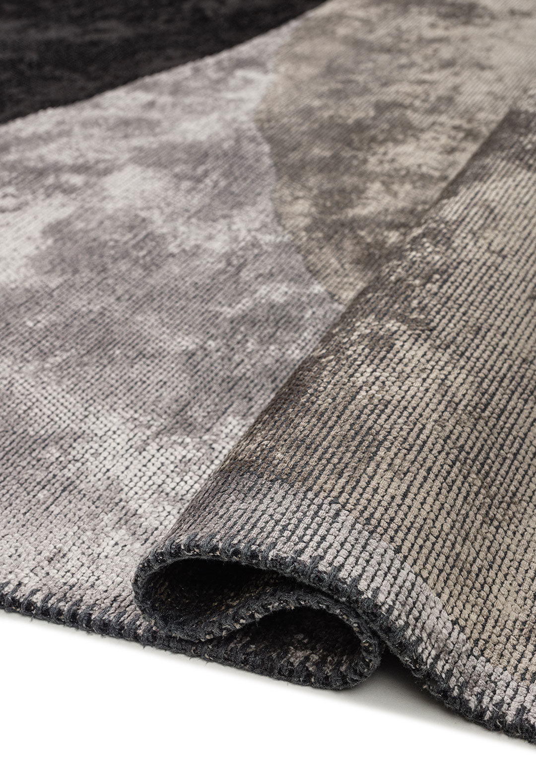 METEOR BLACK - NOUGAT - LIGHT GREY RUG - 2
