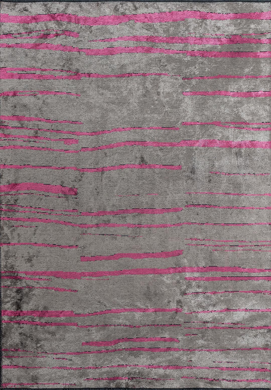 FLOW PINK - GREY RUG - 1