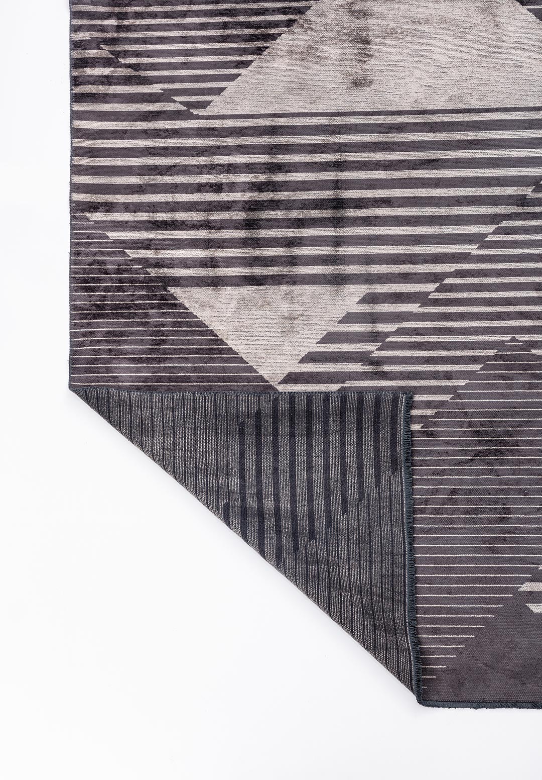 LINES CHARCOAL - BEIGE RUG - 3