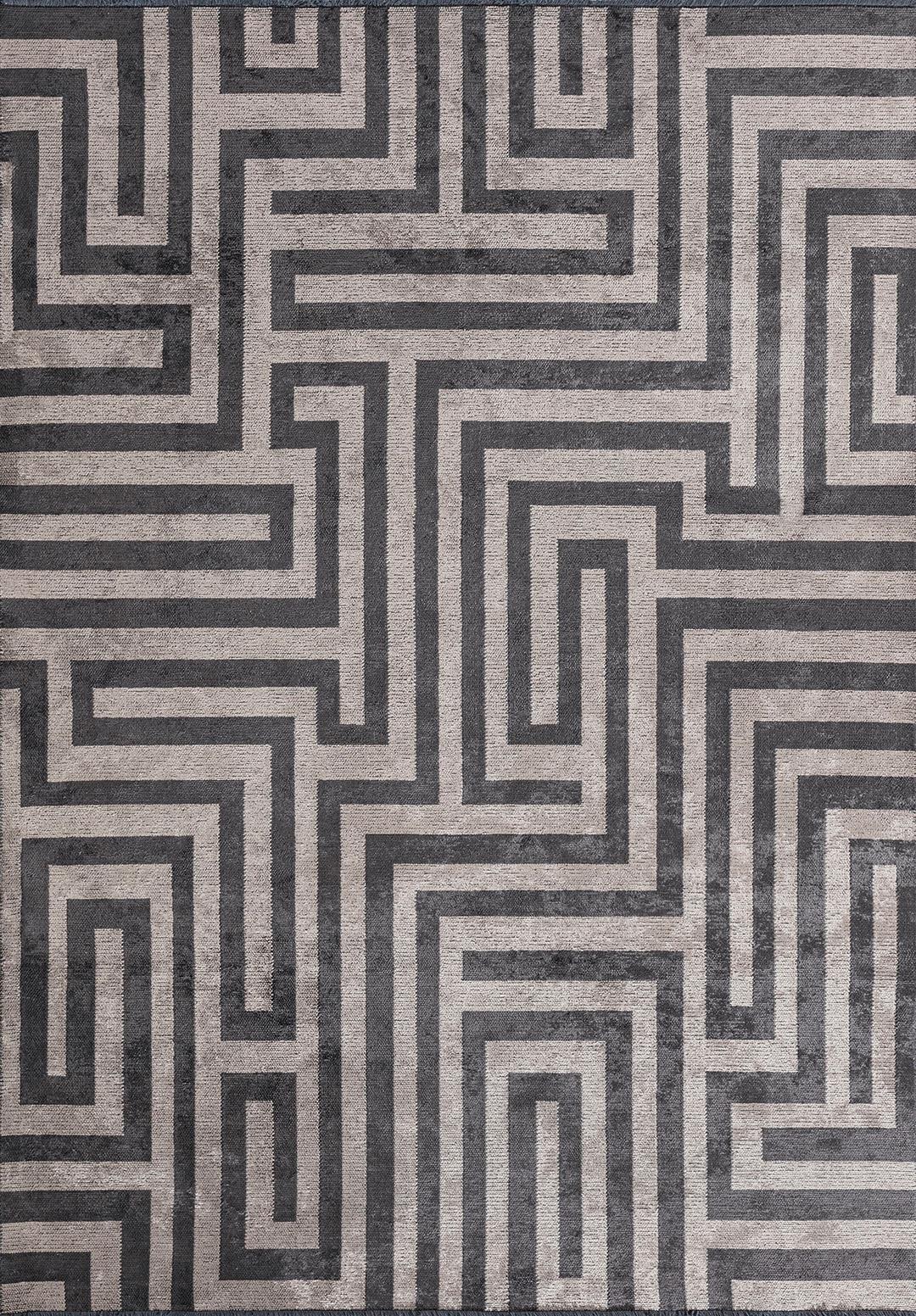 NEST CHARCOAL - BEIGE RUG