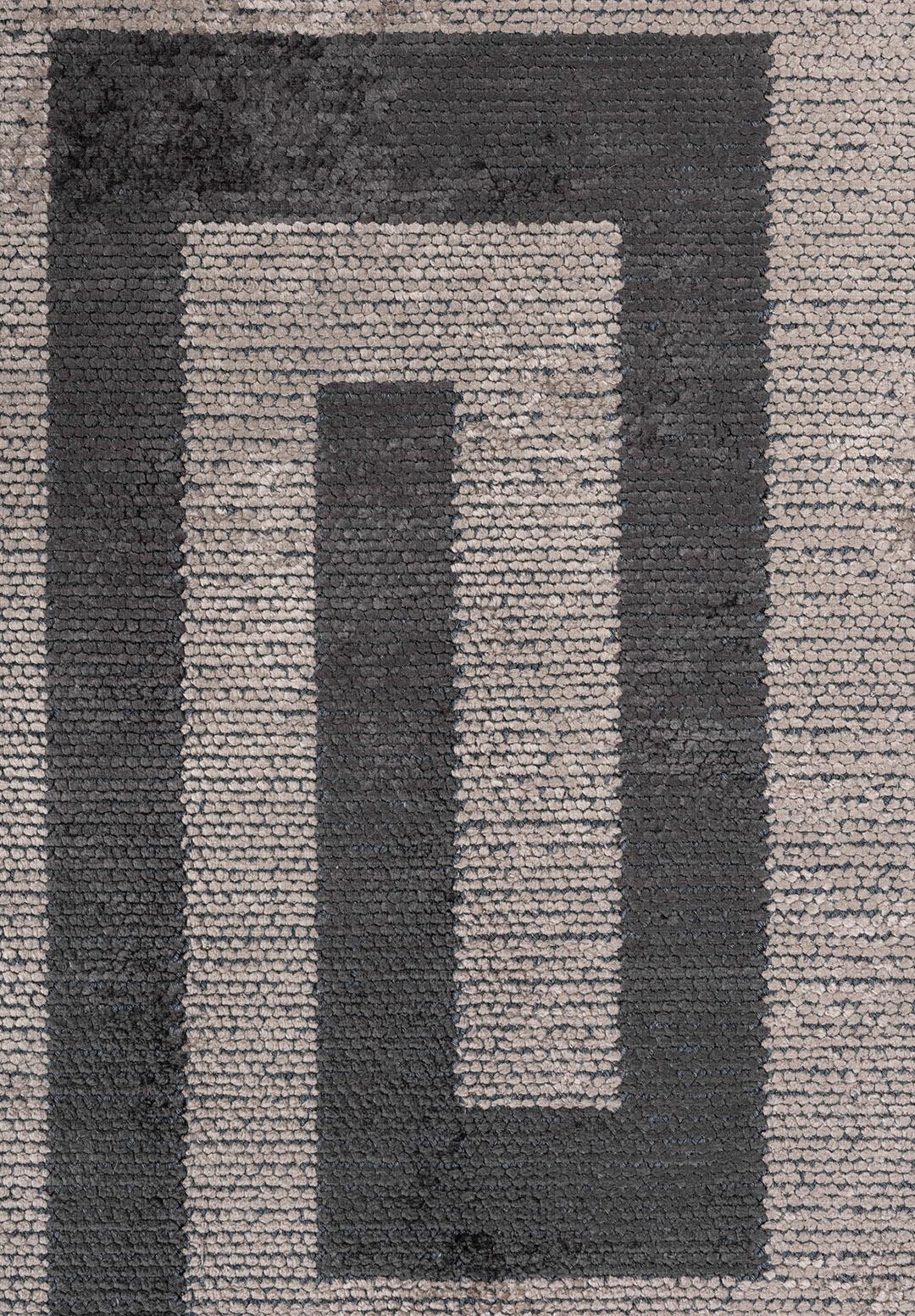 NEST CHARCOAL - BEIGE RUG - 5