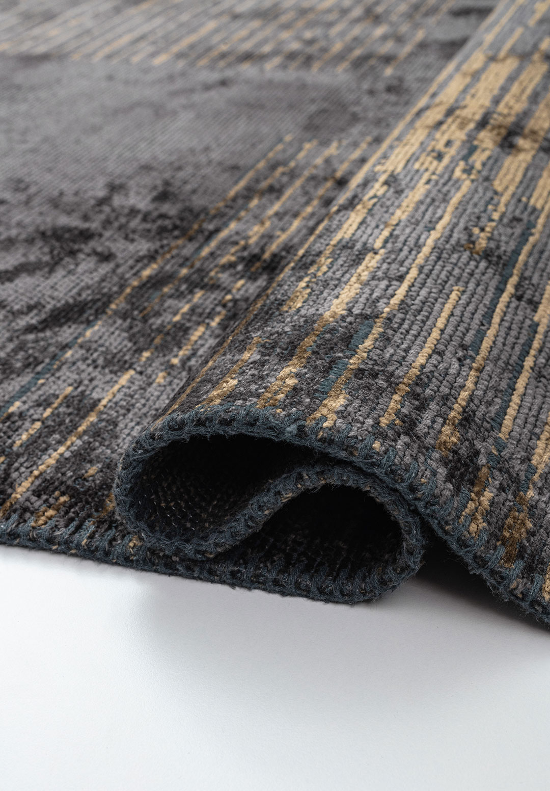 MATRIX CHARCOAL - LIGHT BROWN RUG - 2