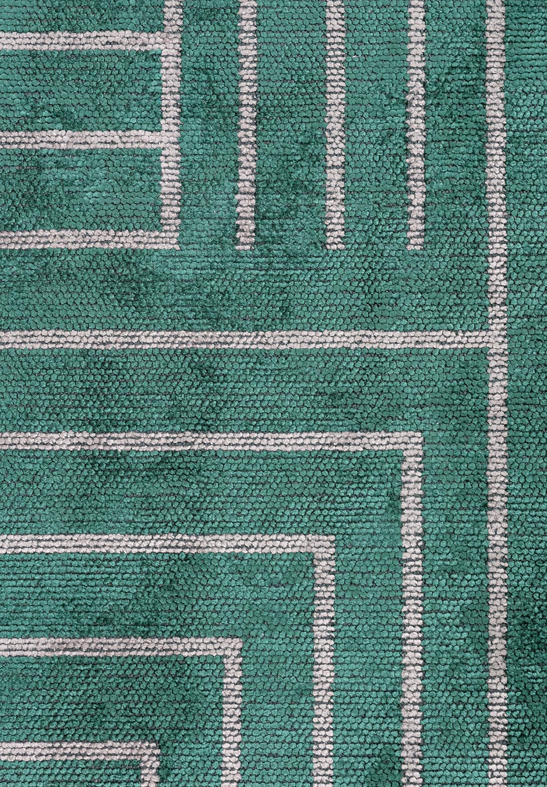 TRAP LIGHT GREY - DARK GREEN RUG - 5