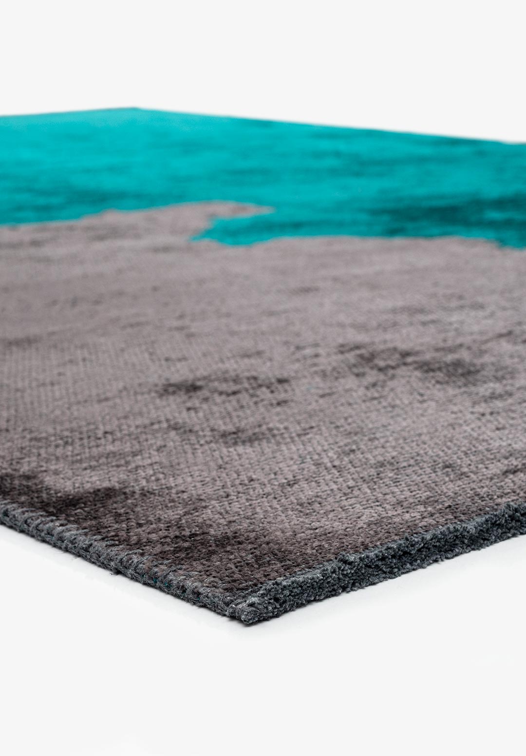 COAST DARK TURQUOISE - CHARCOAL RUG - 4