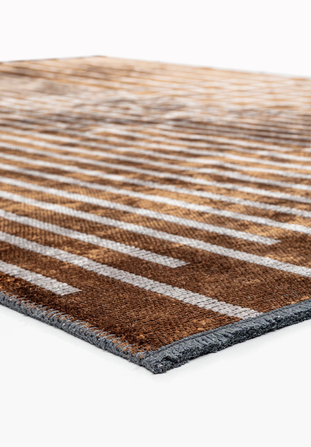 PLAID CACAO - LIGHT CREAM RUG - 4