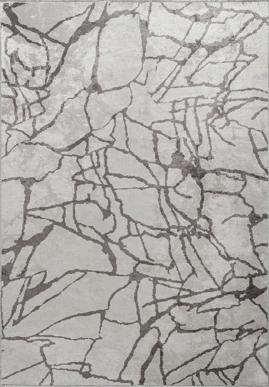FLAW DARK GREY - ECRU RUG