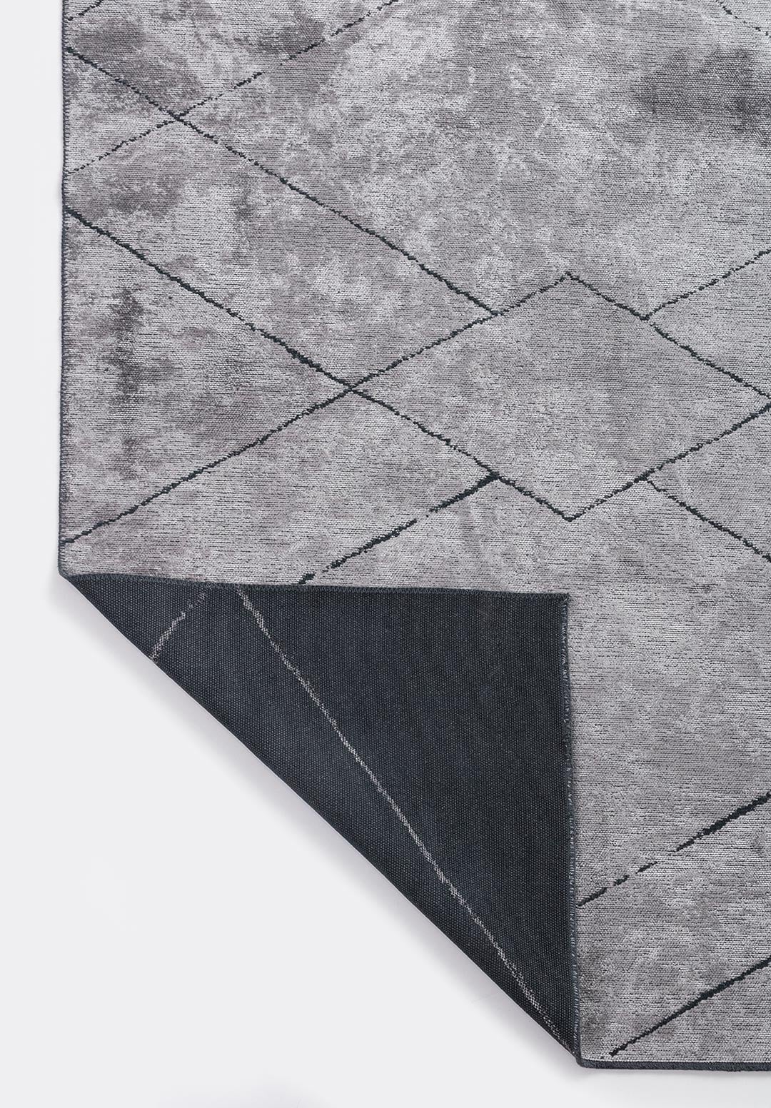 SPIDER MATTE BLACK - LIGHT GREY RUG - 3