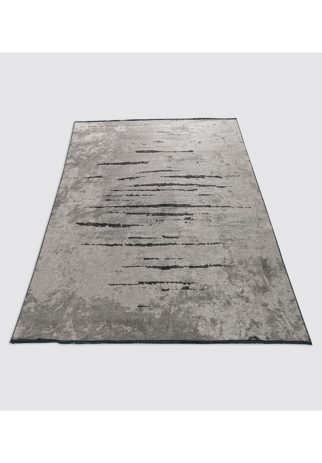 SPLIT CHARCOAL - CREAM RUG - 6