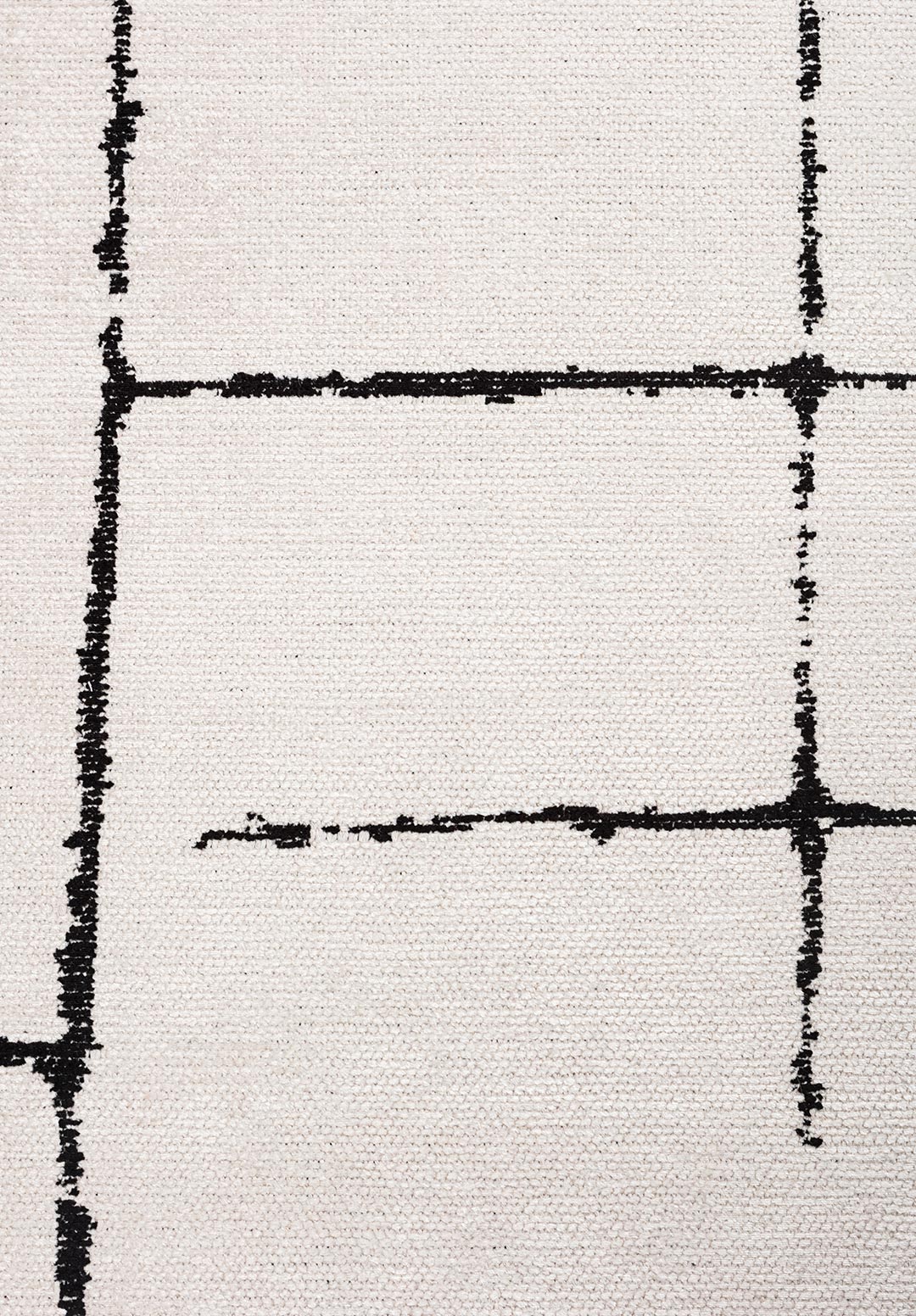 SCRATCH BLACK - ECRU RUG - 5