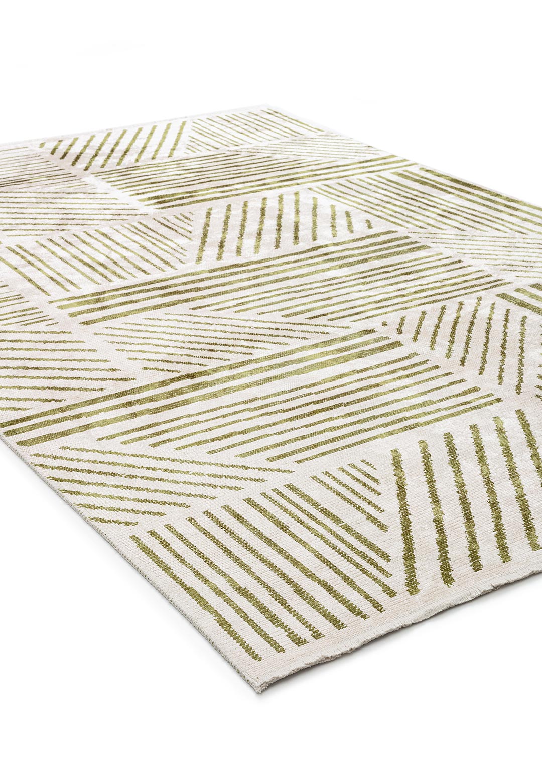 FIELD GREEN - ECRU RUG - 4