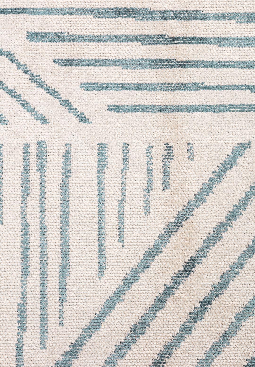 FIELD BLUE - ECRU RUG - 5