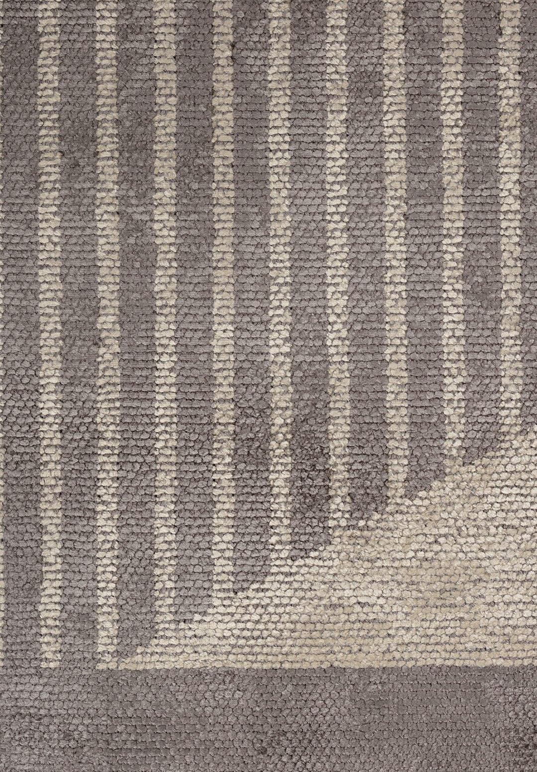 VERTEX DARK GREY - CREAM RUG - 5