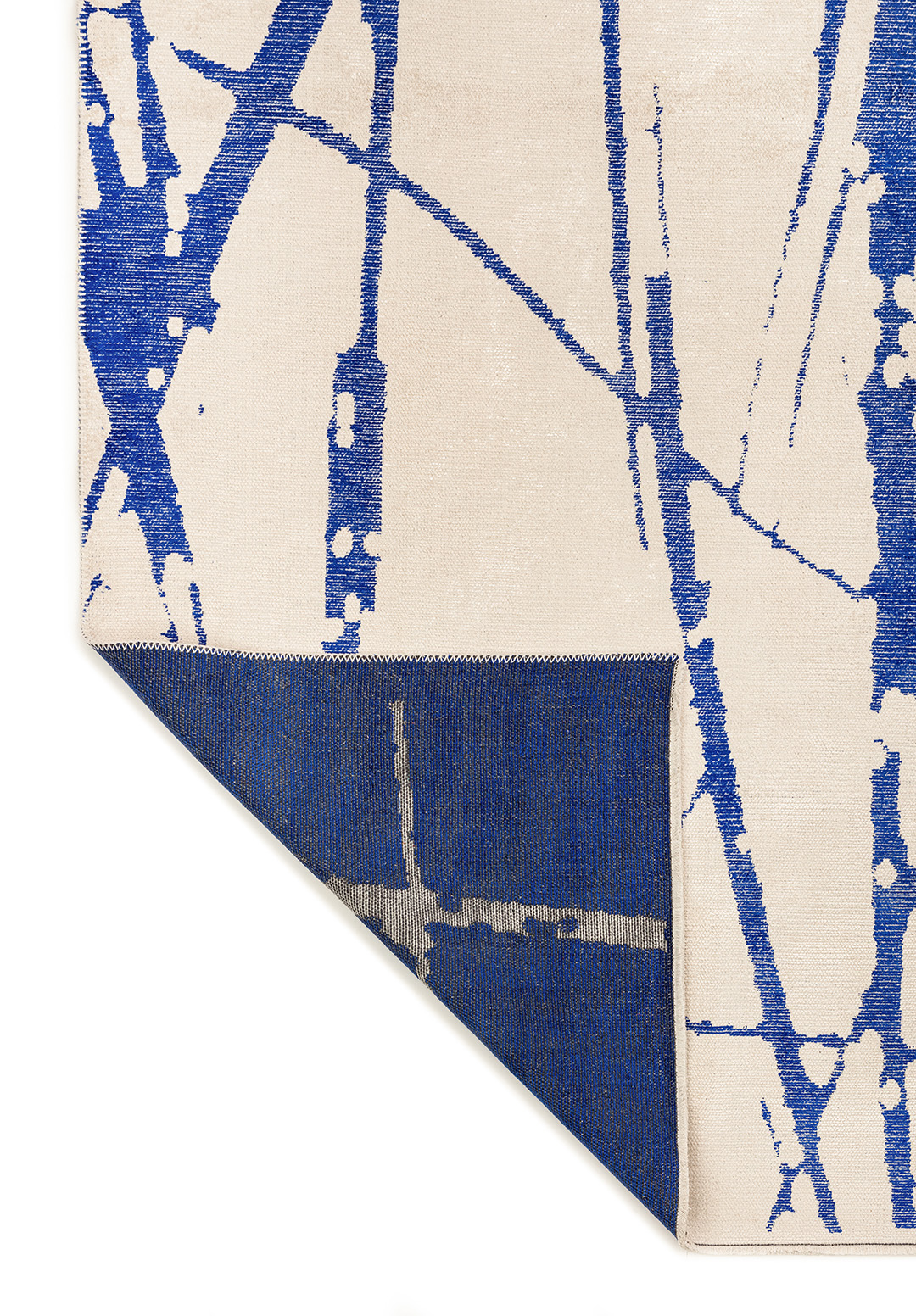 SKETCH SAX BLUE - ECRU RUG - 3