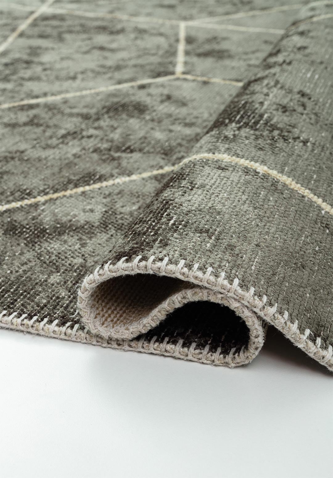 STONE BEIGE - ANTHRACITE RUG - 2