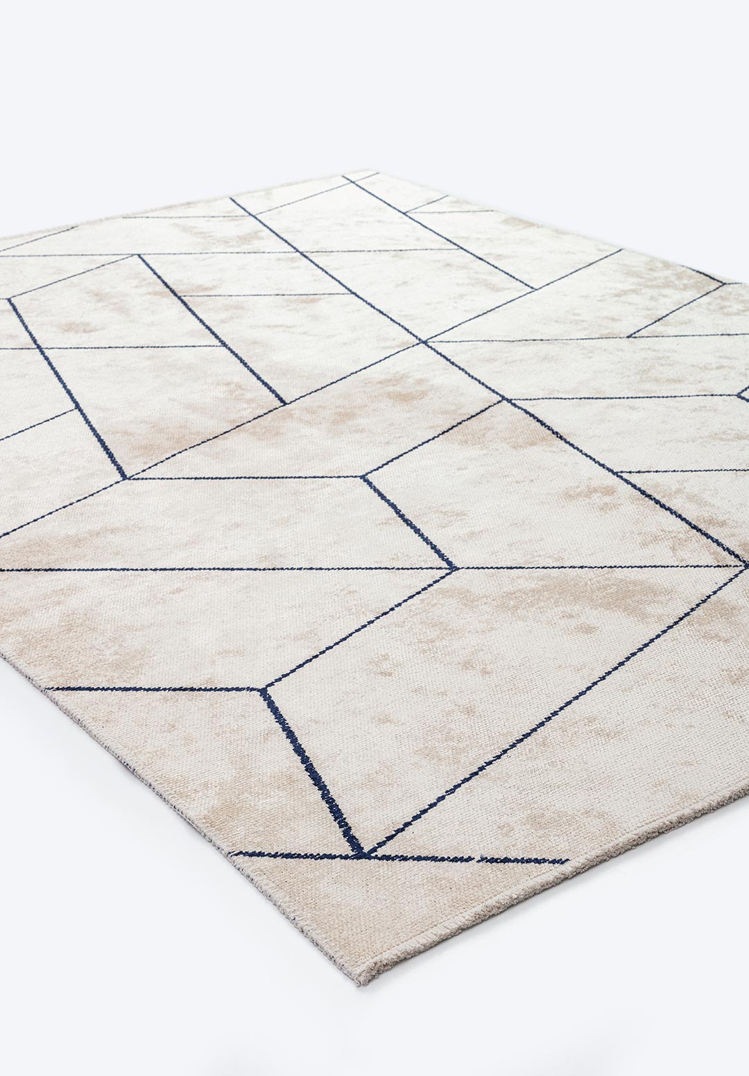 STONE DARK NAVY - ECRU RUG - 4