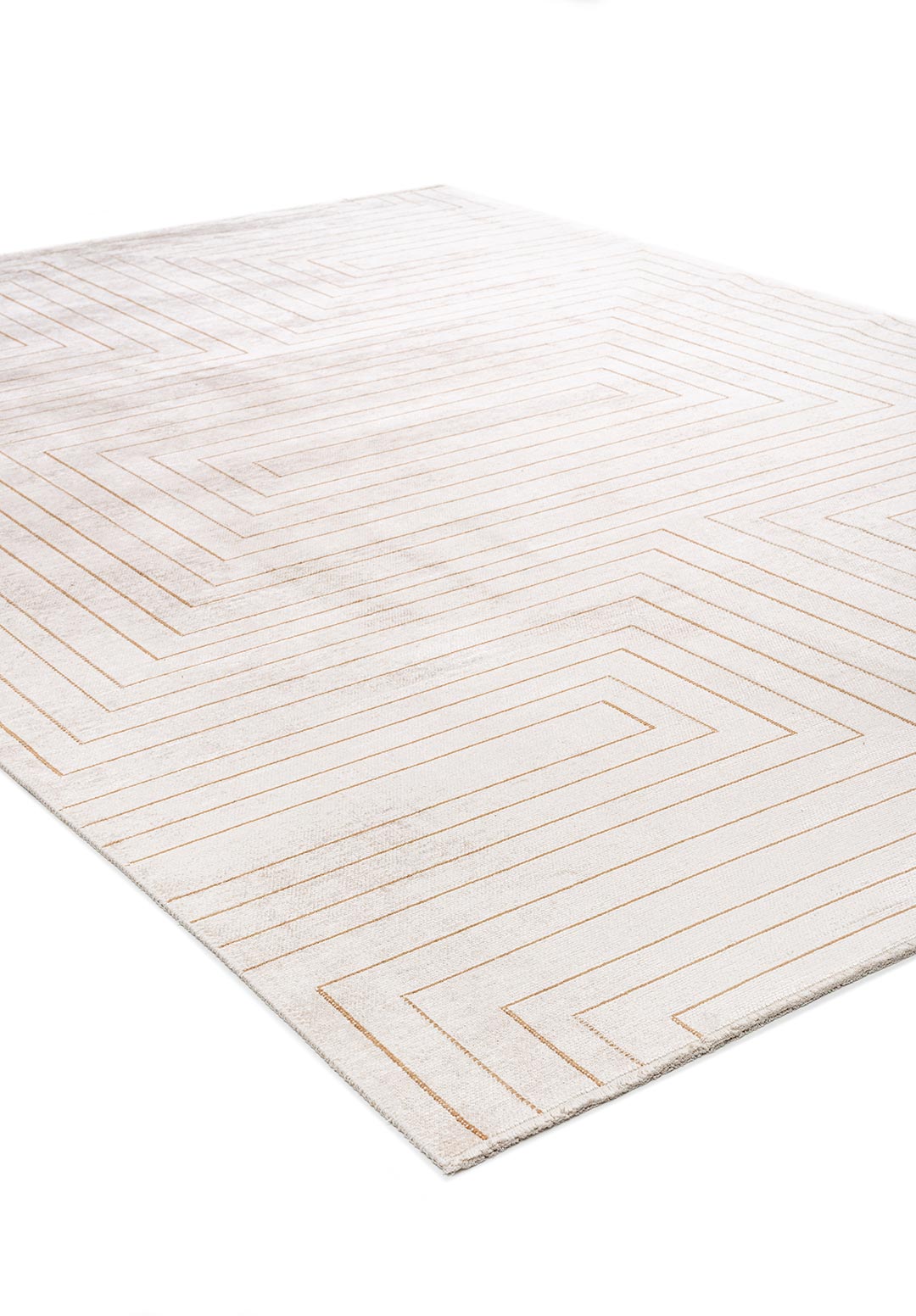 MAZE LIGHT BROWN - ECRU RUG - 4