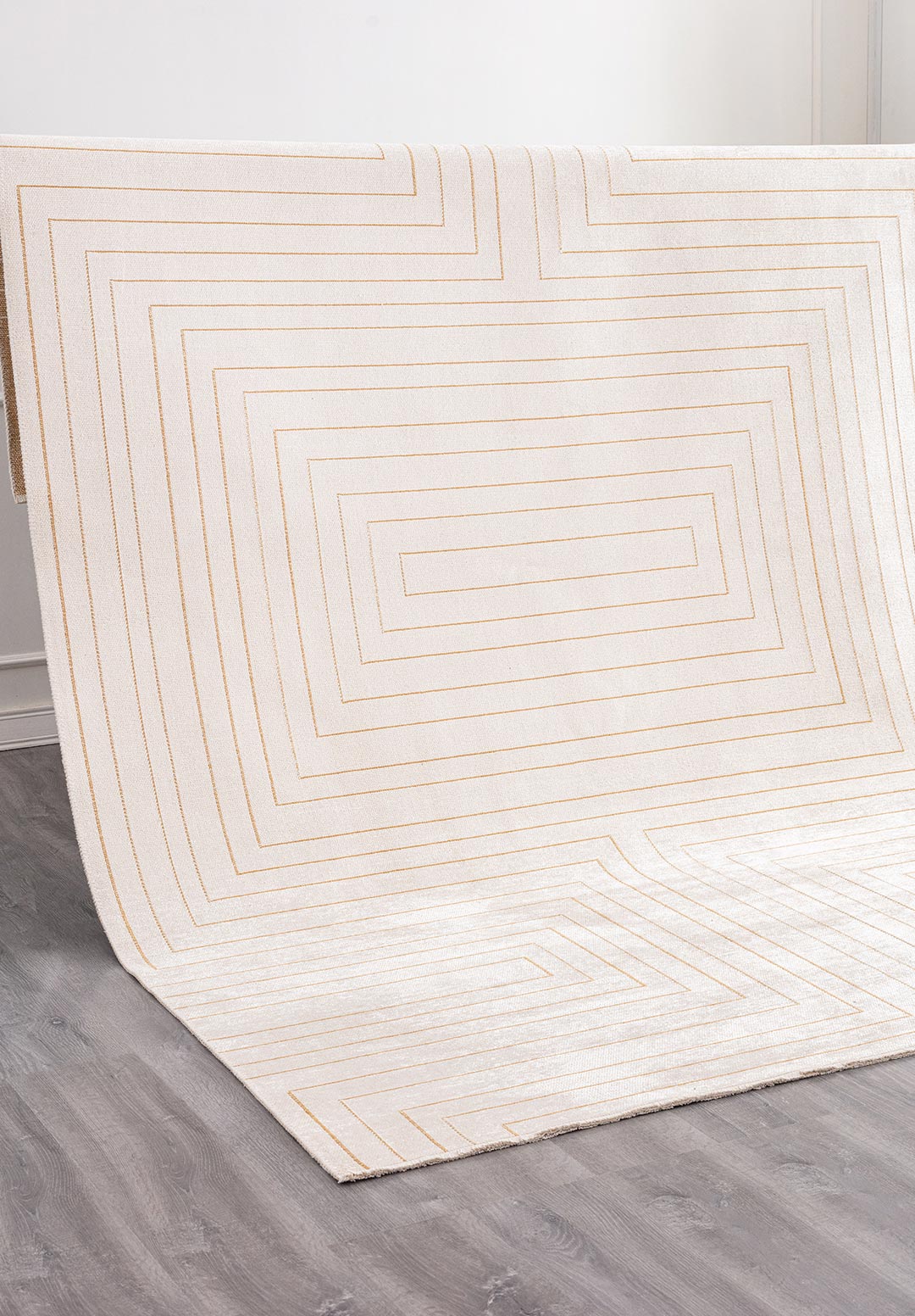 MAZE LIGHT BROWN - ECRU RUG - 6