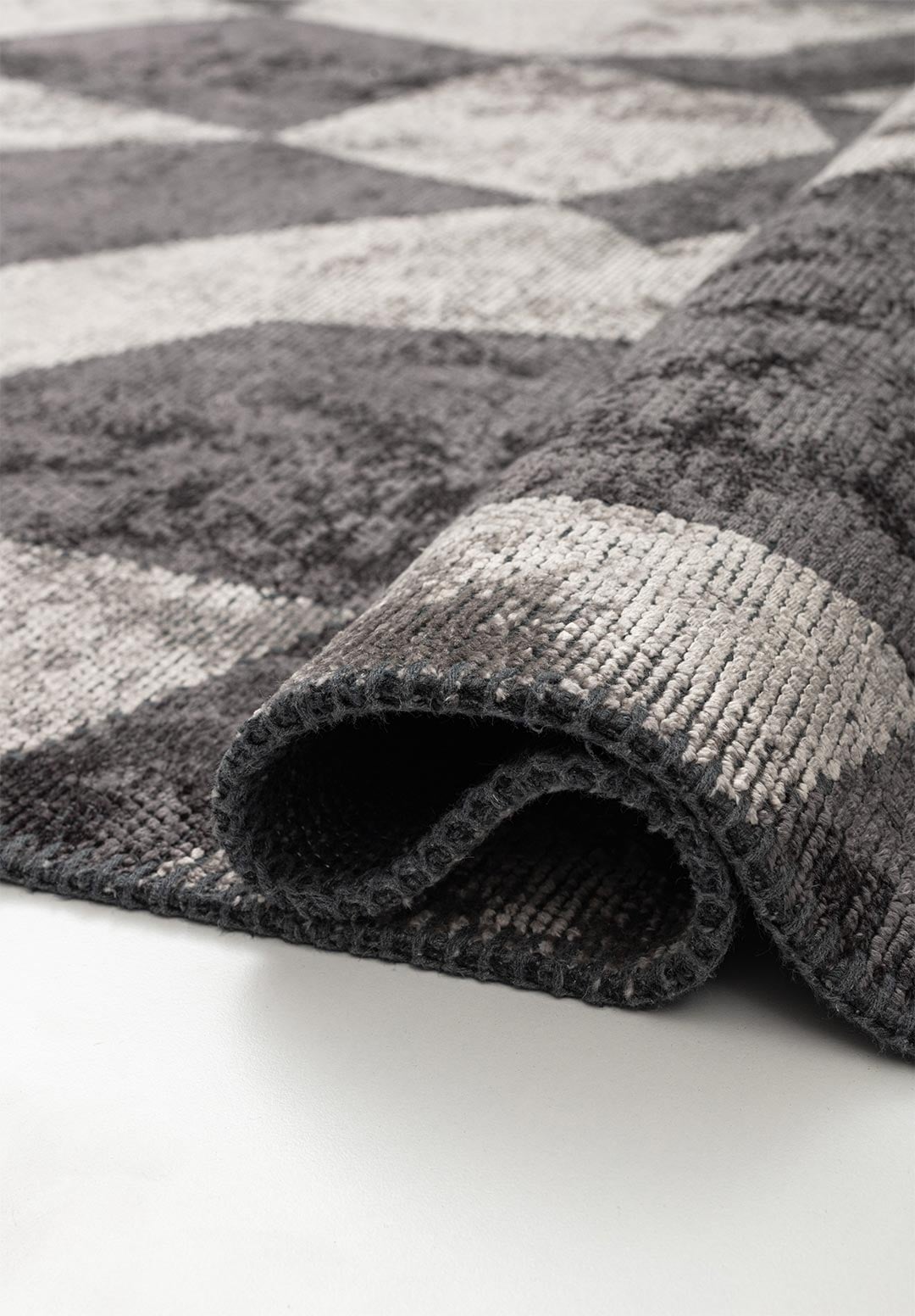 FLAG CHARCOAL - CREAM RUG - 2