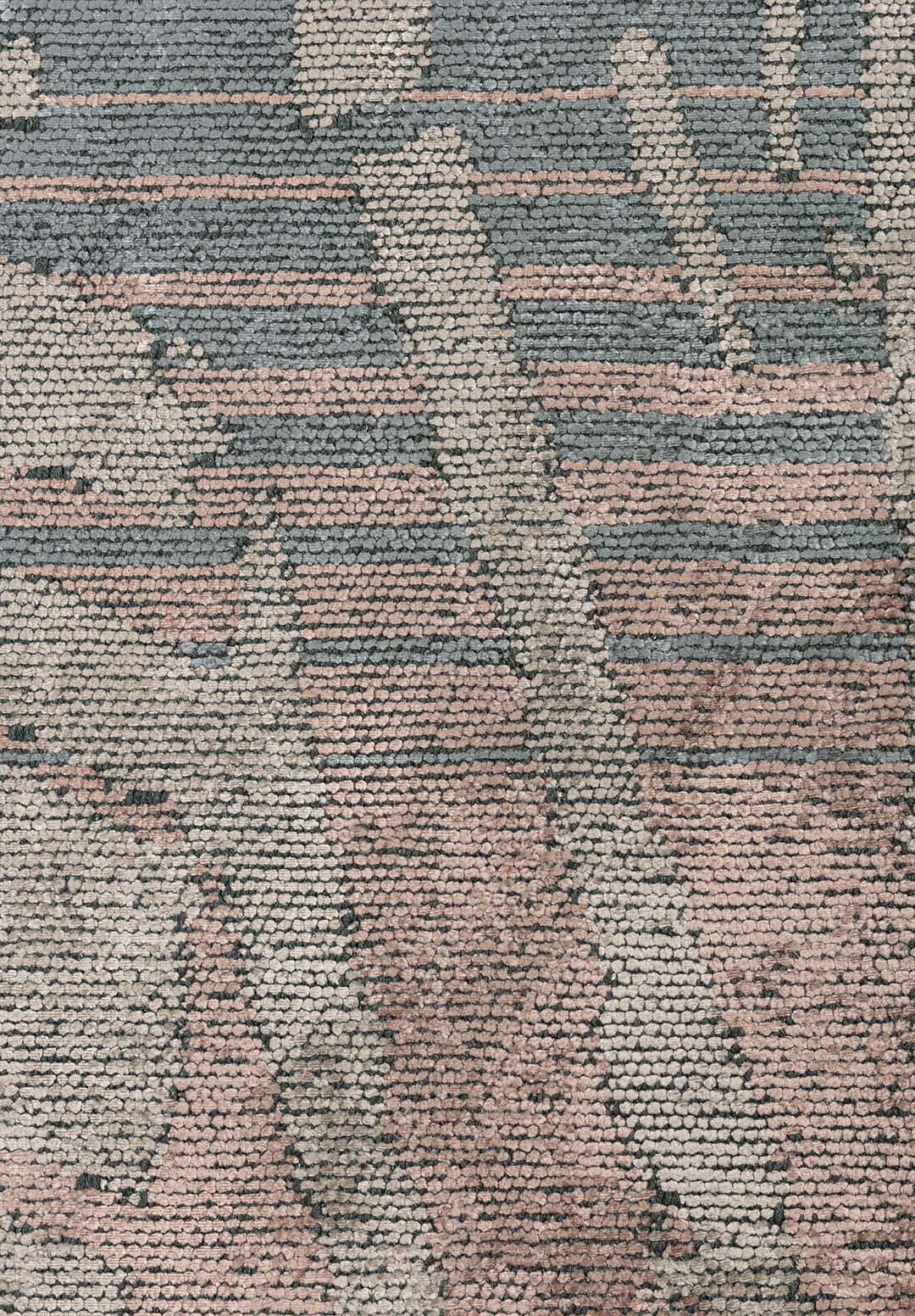 GRAFFITI CHARCOAL - DARK MINK - BLUE - COPPER - CREAM RUG - 5