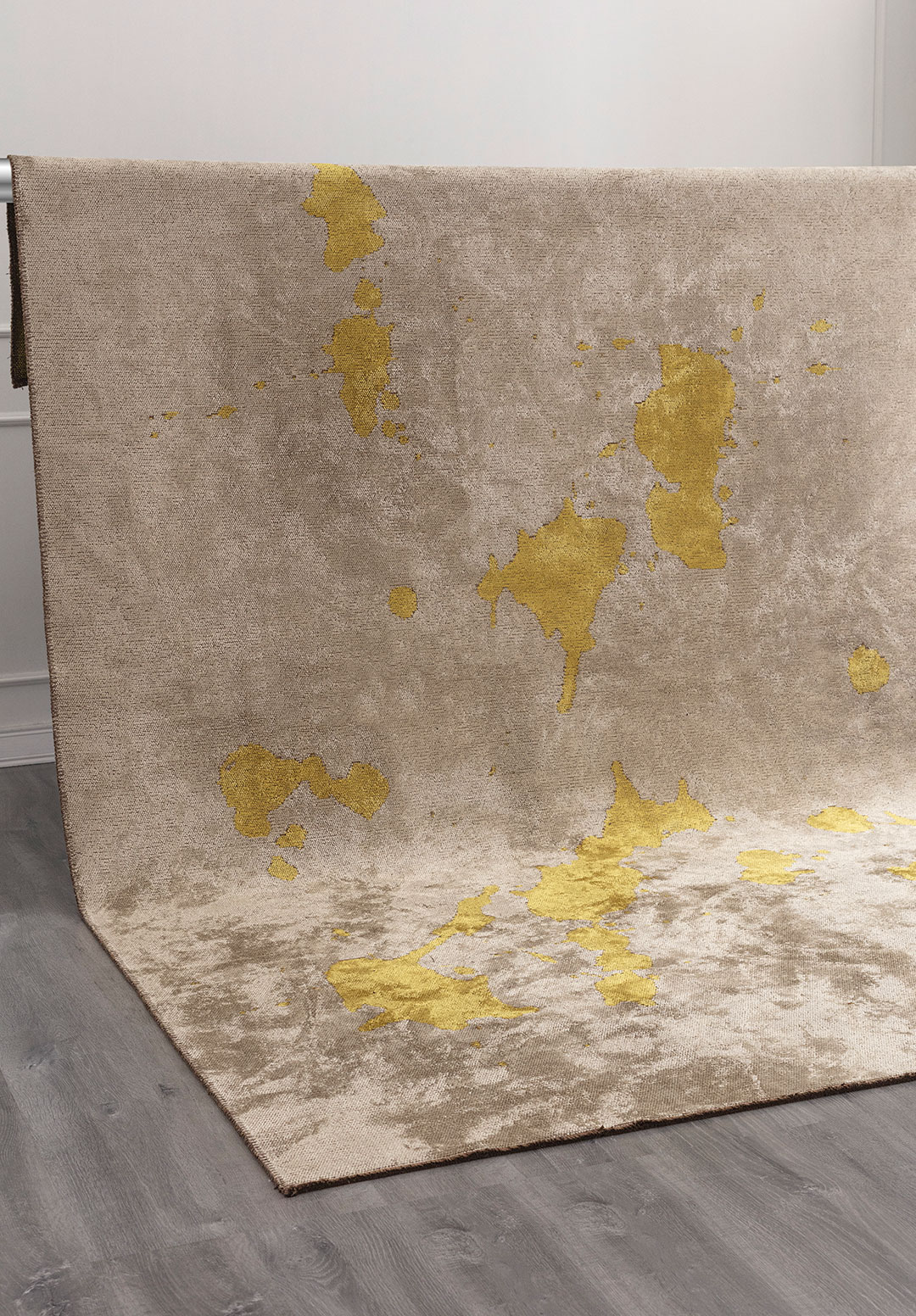 SPILL YELLOW - LIGHT GREY RUG - 4
