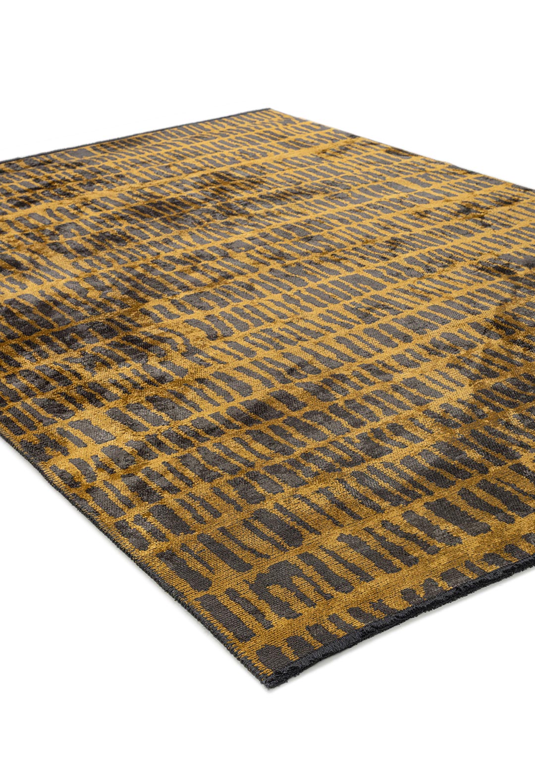 NET ANTHRACITE - MUSTARD RUG - 4
