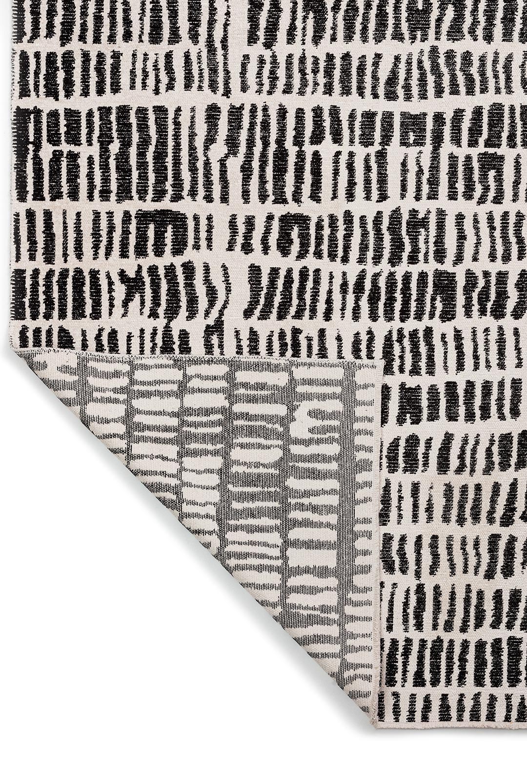 NET BLACK - ECRU RUG - 3
