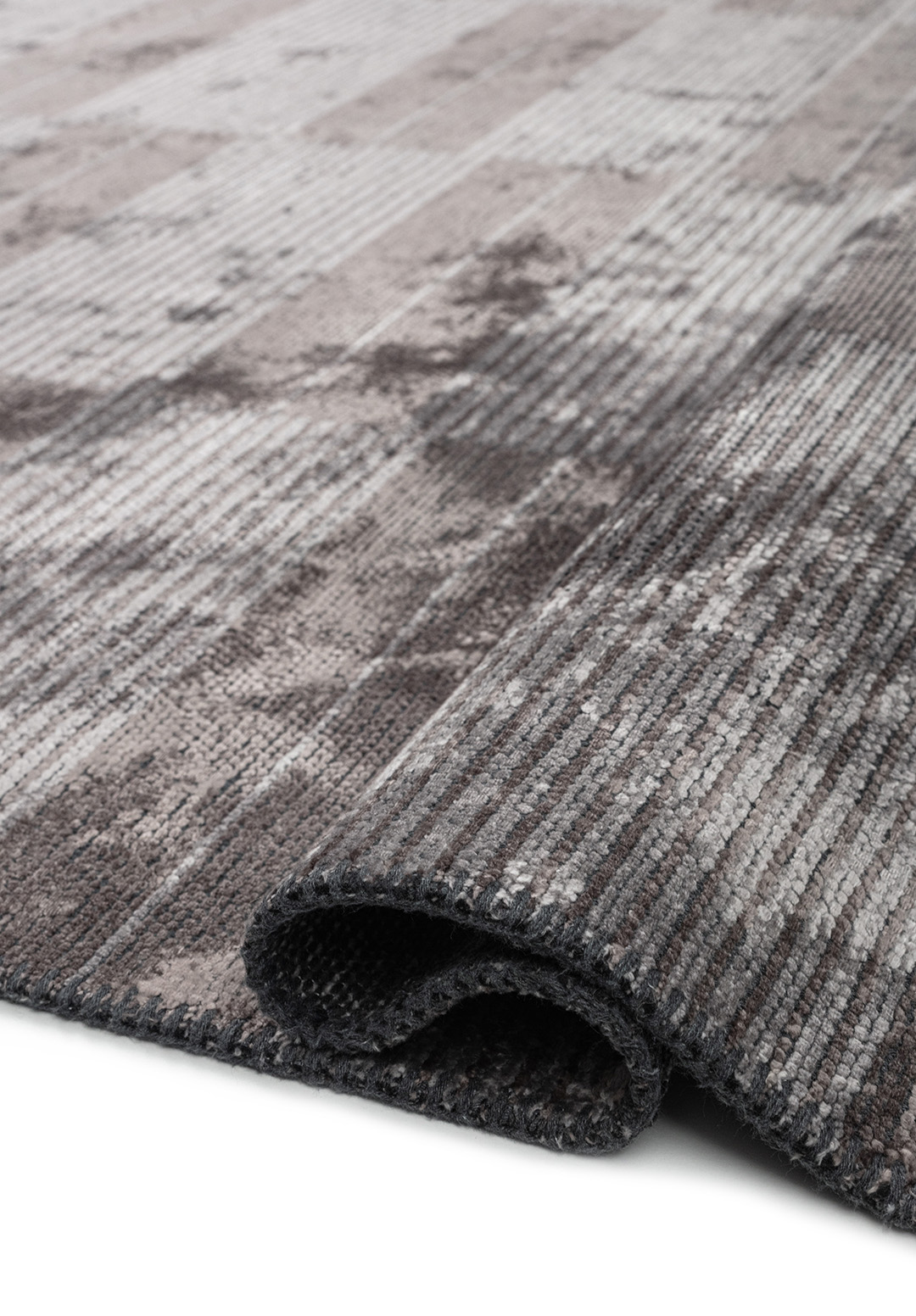 GLITCH DARK GREY - LIGHT GREY RUG - 2