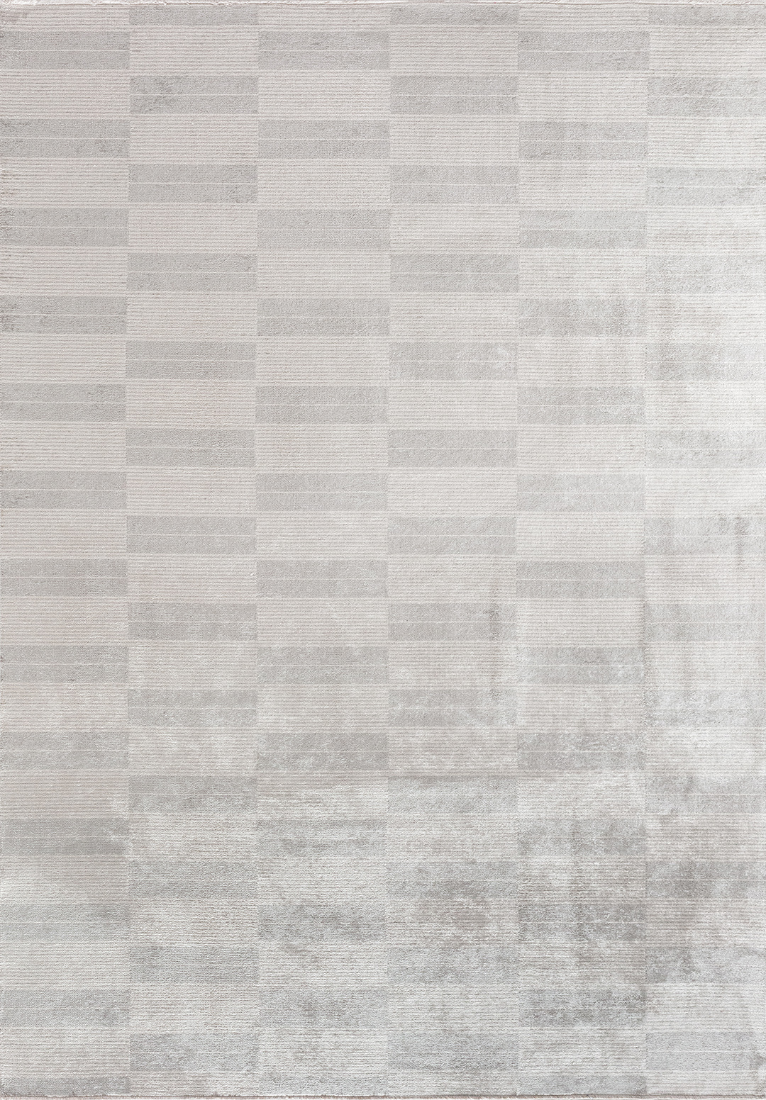 GLITCH LIGHT GREY - ECRU RUG